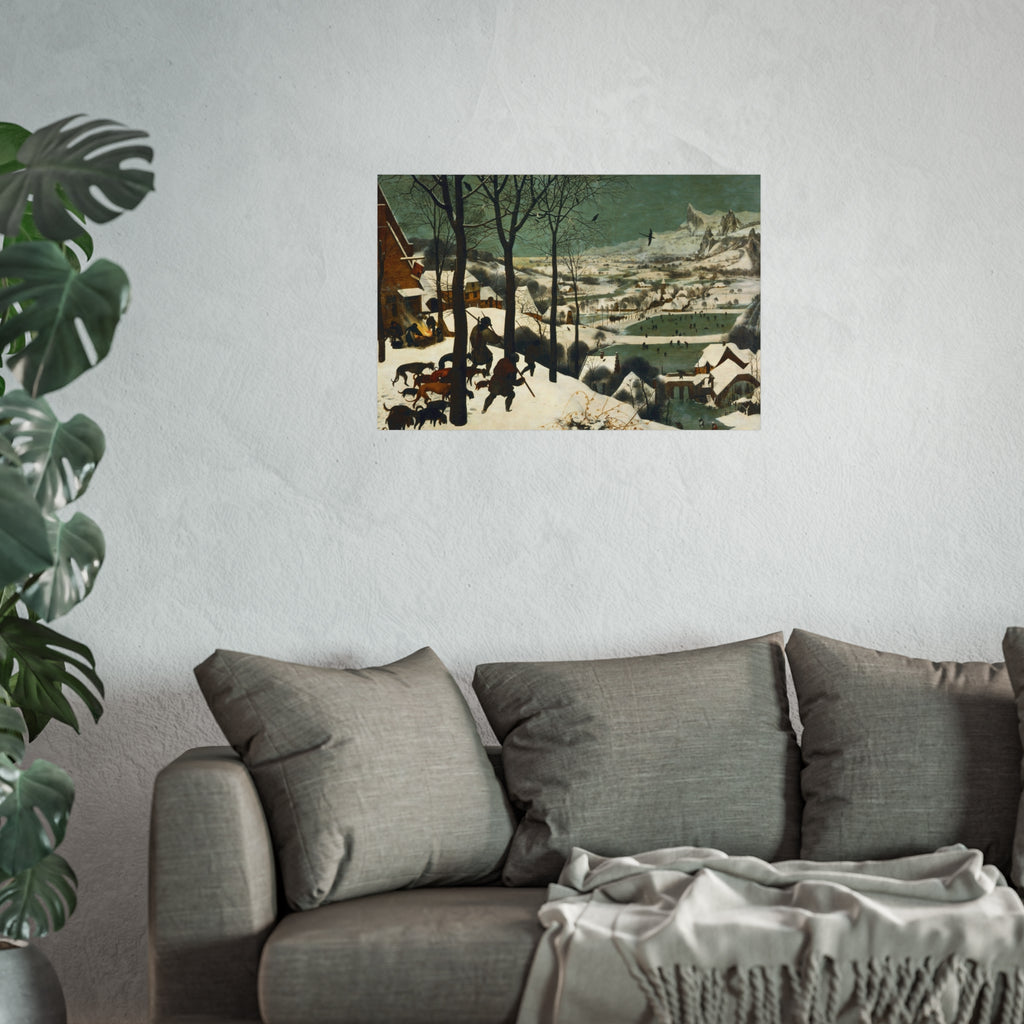 Pieter Bruegel the Elder - Hunters in the Snow (Winter) - Google Art Project | Fine Art Poster