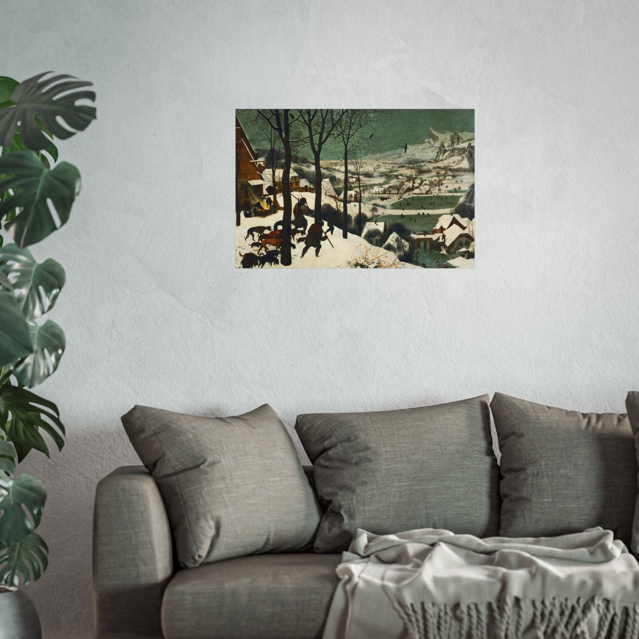 Pieter Bruegel the Elder - Hunters in the Snow (Winter) - Google Art Project | Fine Art Poster