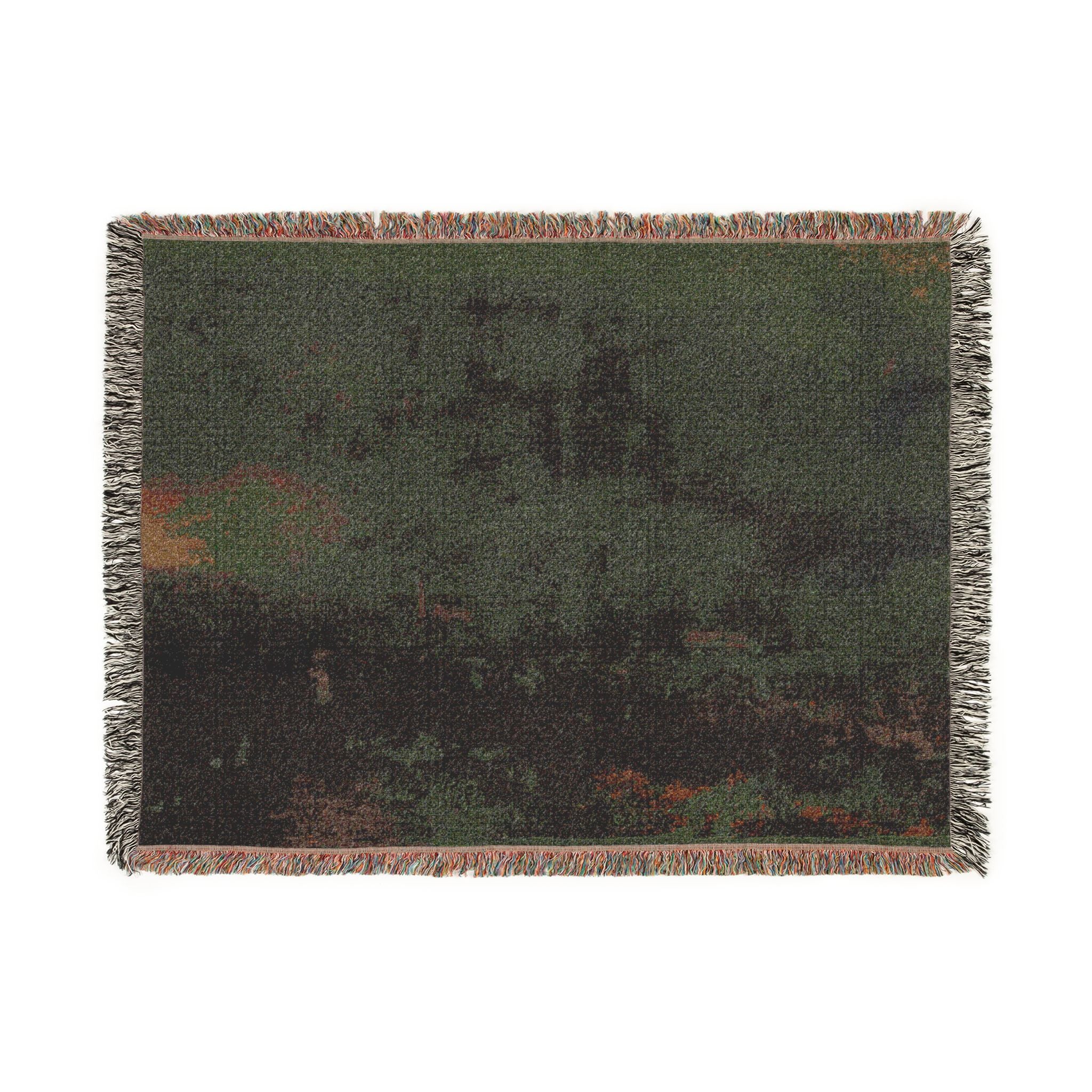George Inness - Threatening | Woven Tapestry Blanket