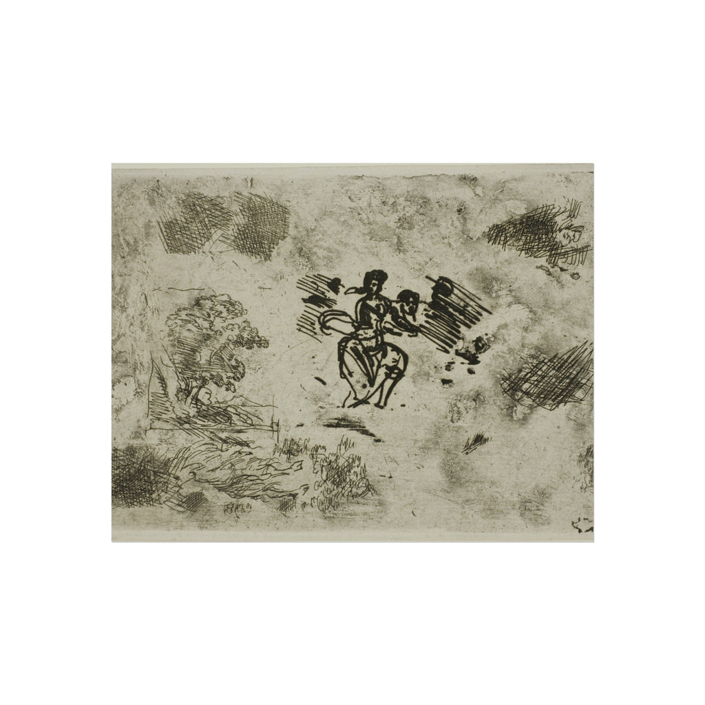 Claude Lorrain - Seated Woman and Other Sketches | Fine Art Poster