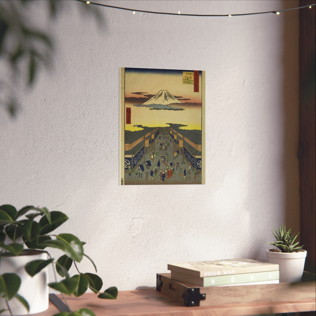 Utagawa Hiroshige - Surugacho | Fine Art Poster