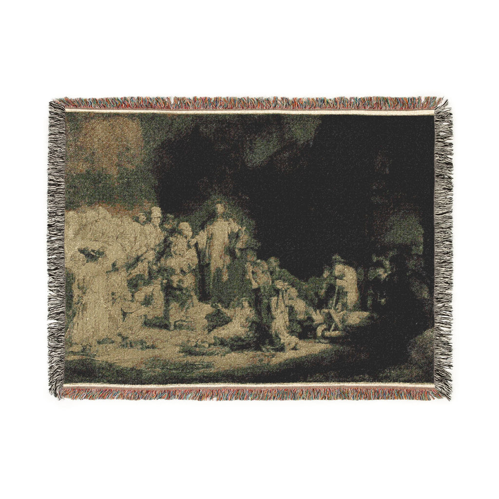 Rembrandt van Rijn - The Hundred Guilder Print | Woven Tapestry Blanket