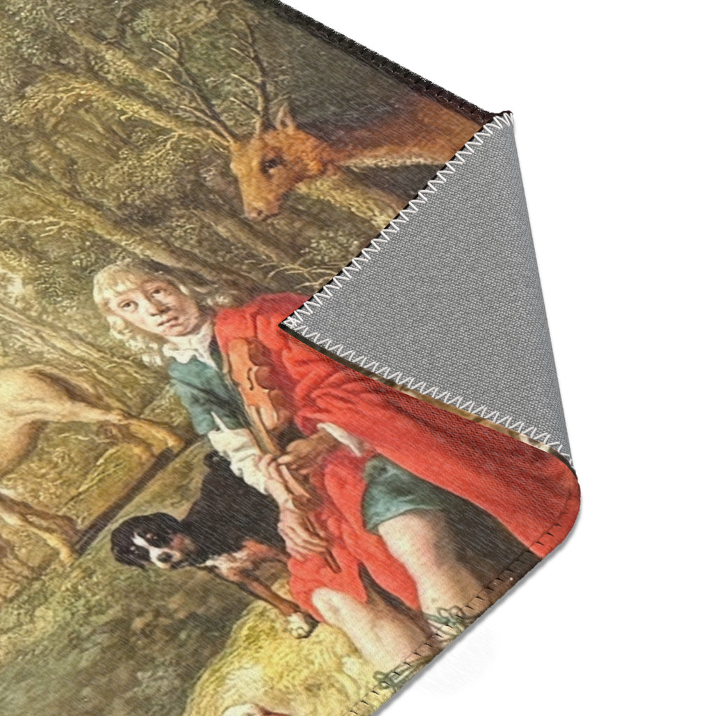 Dessau, Anhaltische Gemäldegalerie, Aelbert Jacobsz. Cuyp, Orpheus und die Tiere | Area Rug