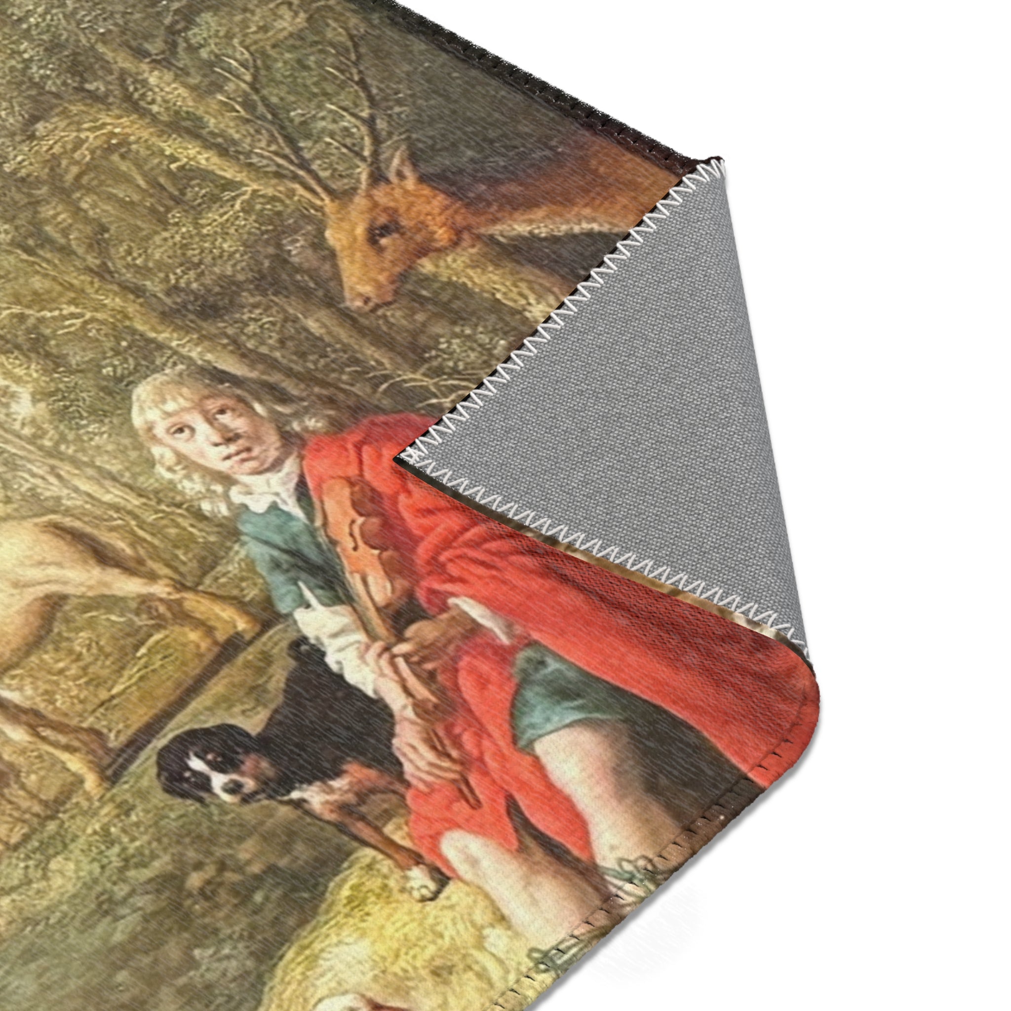 Dessau, Anhaltische Gemäldegalerie, Aelbert Jacobsz. Cuyp, Orpheus und die Tiere | Area Rug