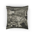 Charles François Daubigny - Bedding Down on the Boat (Night on the boat) | Woven Pillow