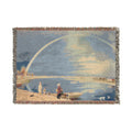 William Turner - An April Shower A View from Binsey Ferry Near Oxford, Looking Towards Port Meadow and Godstow | Woven Tapestry Blanket