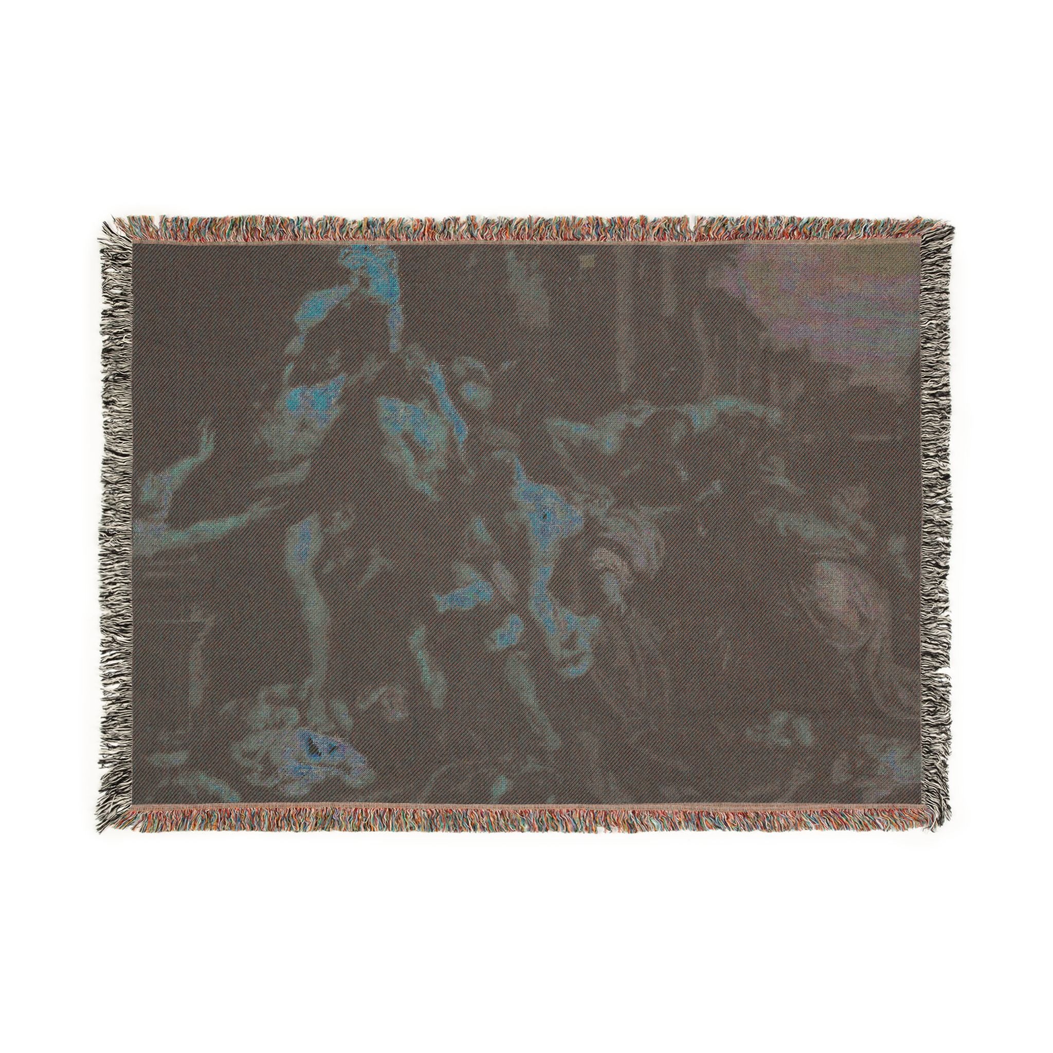 Peter Paul Rubens Massacre of the Innocents | Woven Tapestry Blanket