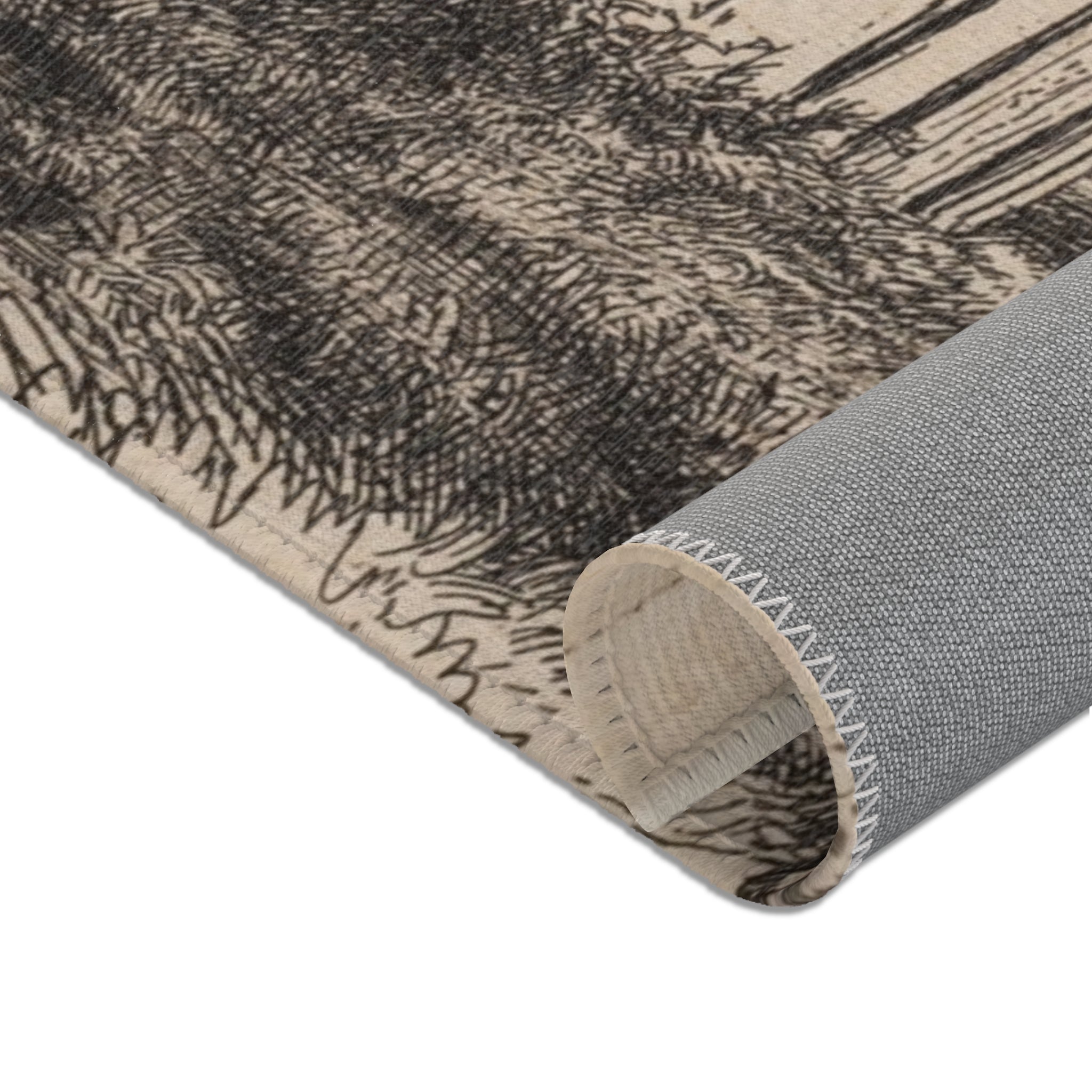 Rembrandt van Rijn - A Cottage with White Paling | Area Rug