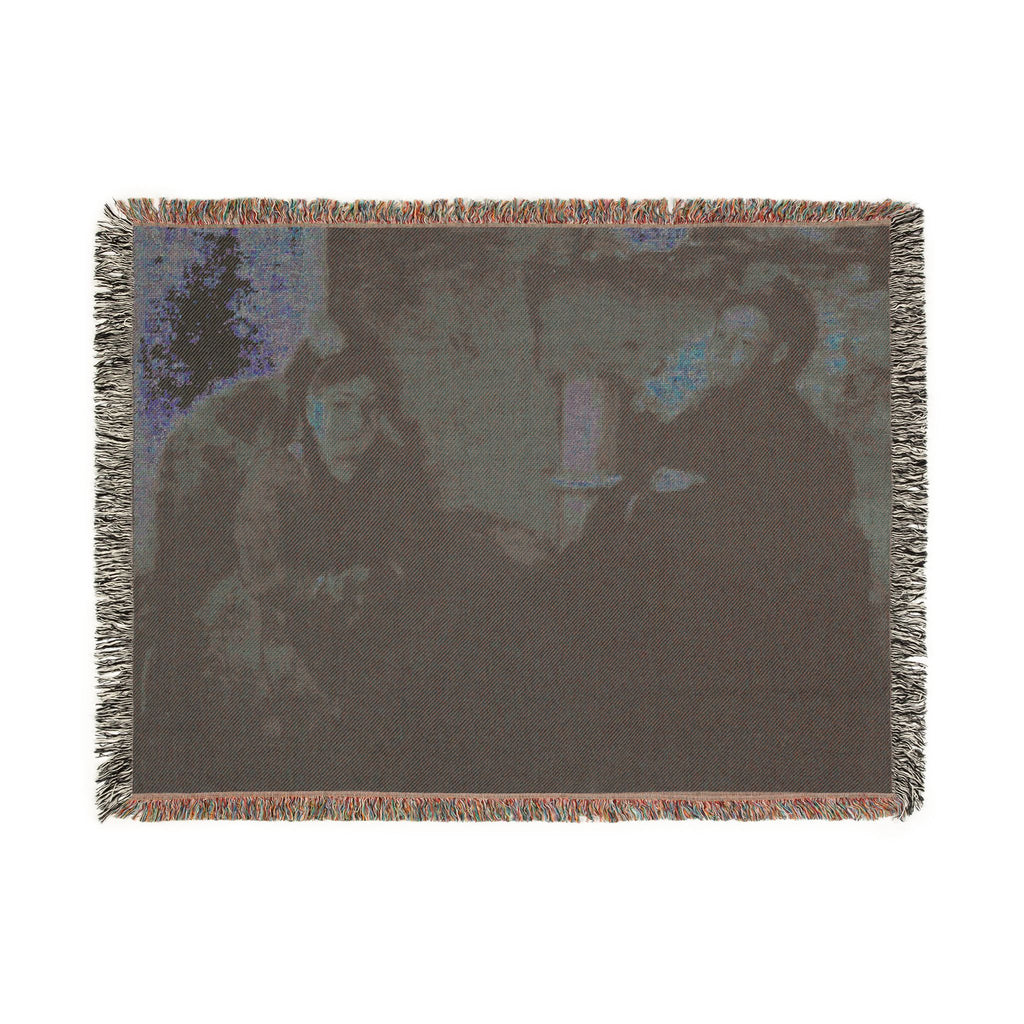 Hilaire Germain Edgar Degas - Portrait of Mme Lisle and Mme Loubens | Woven Tapestry Blanket
