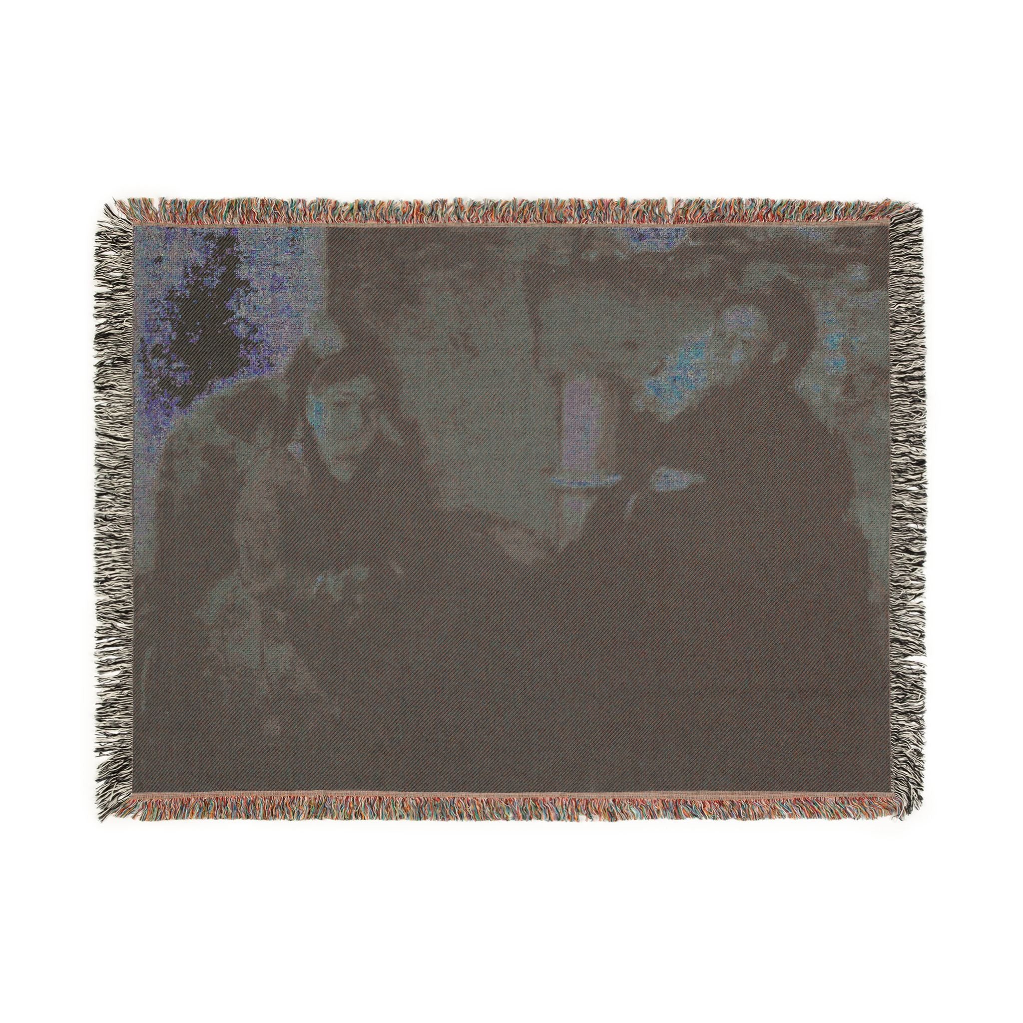 Hilaire Germain Edgar Degas - Portrait of Mme Lisle and Mme Loubens | Woven Tapestry Blanket