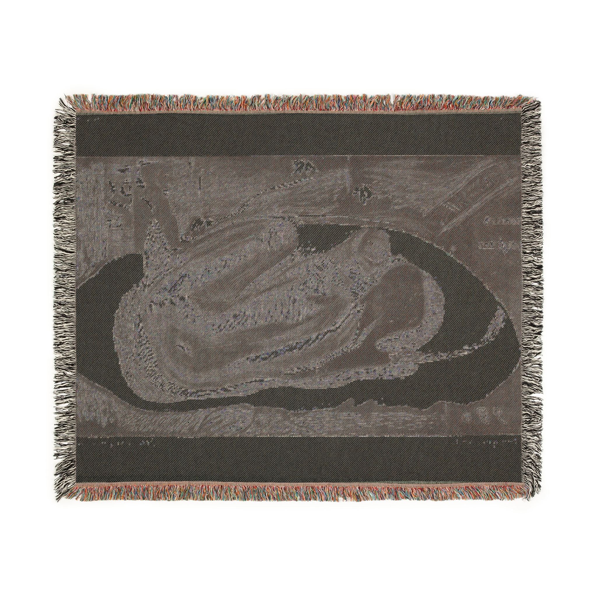 Paul Gauguin - Manao tupapau (She Thinks of the Ghost or The Ghost Thinks of Her), from the Noa Noa Suite | Woven Tapestry Blanket