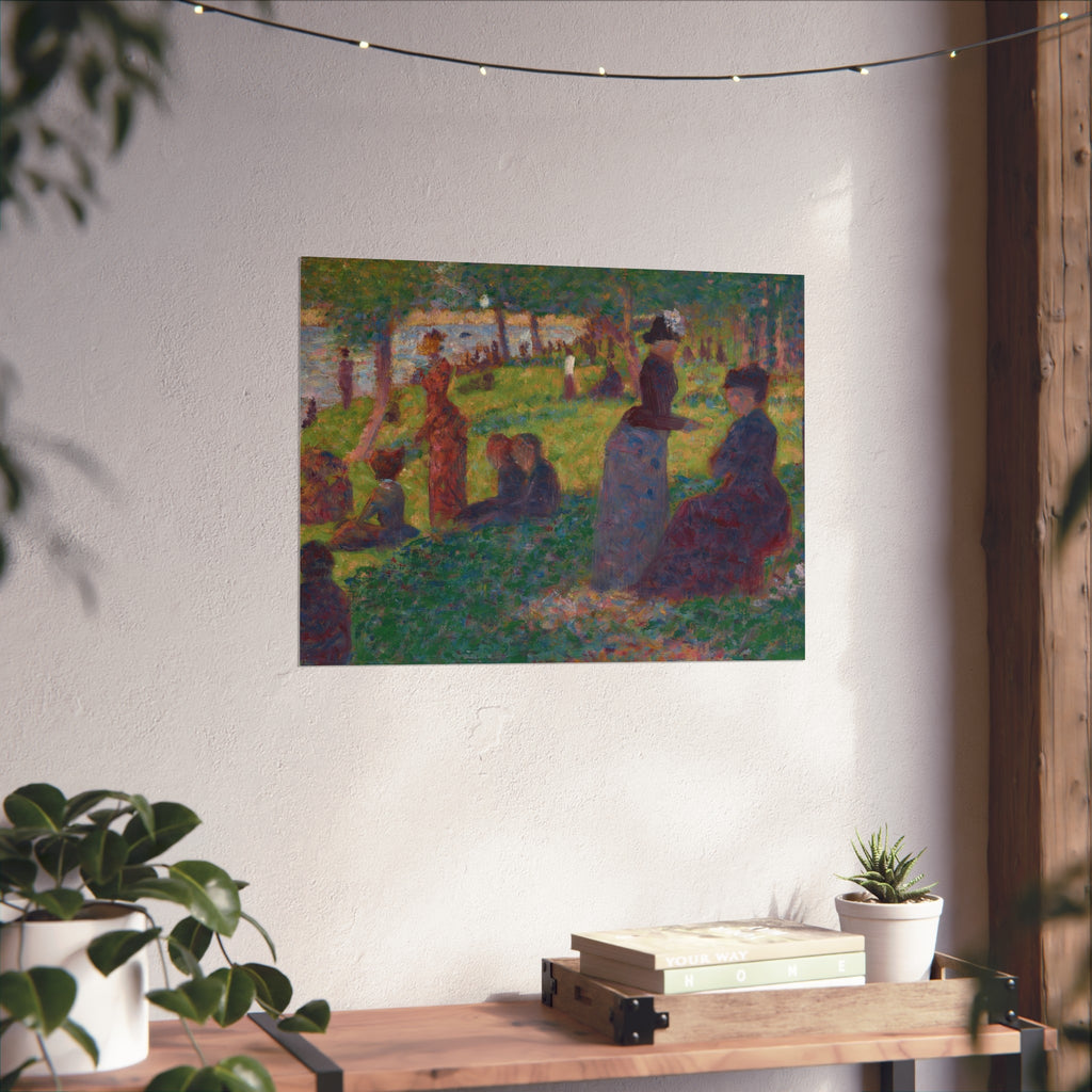 Georges Seurat - Oil Sketch for A Sunday on La Grande Jatte — 1884 | Fine Art Poster