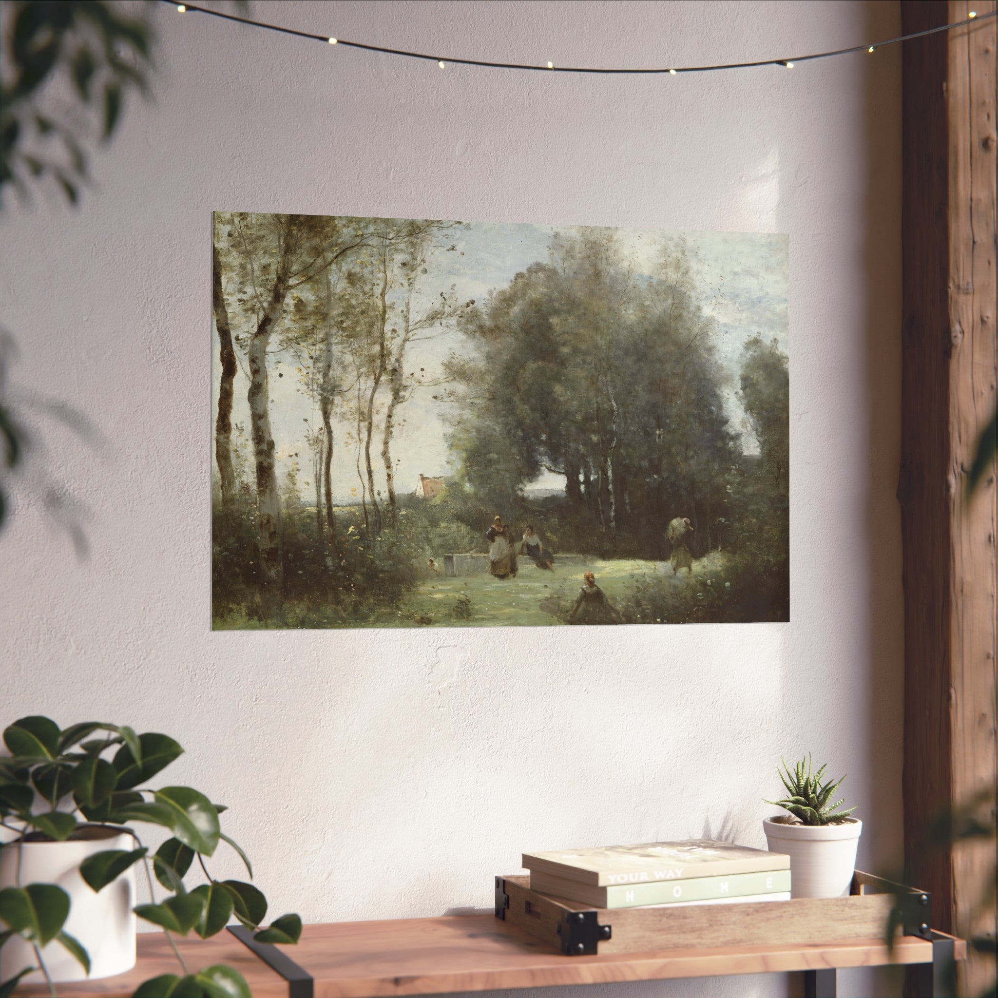 Jean Baptiste Camille Corot - Arleux-Palluel, The Bridge of Trysts | Fine Art Poster
