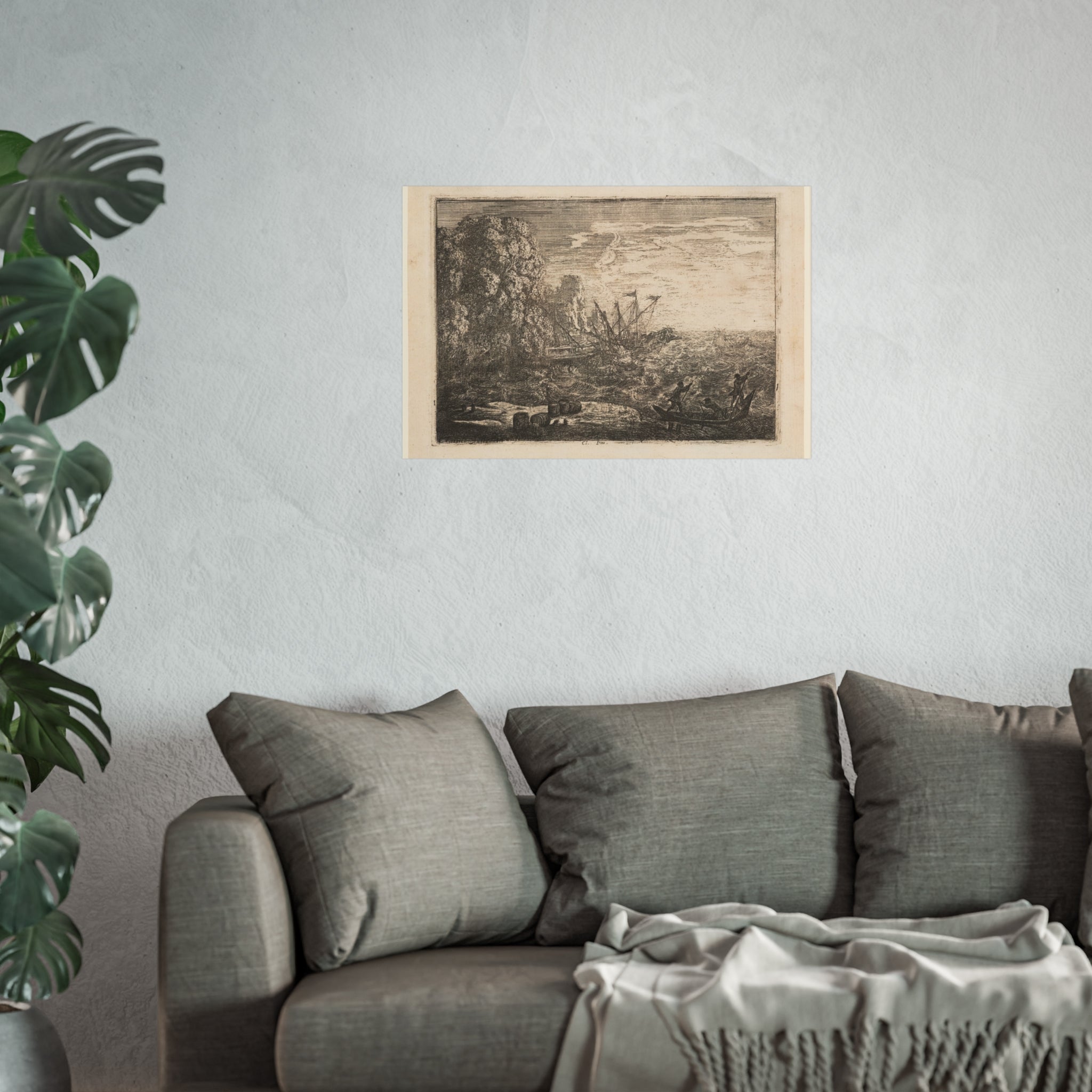 Claude Lorrain - The Tempest | Fine Art Poster