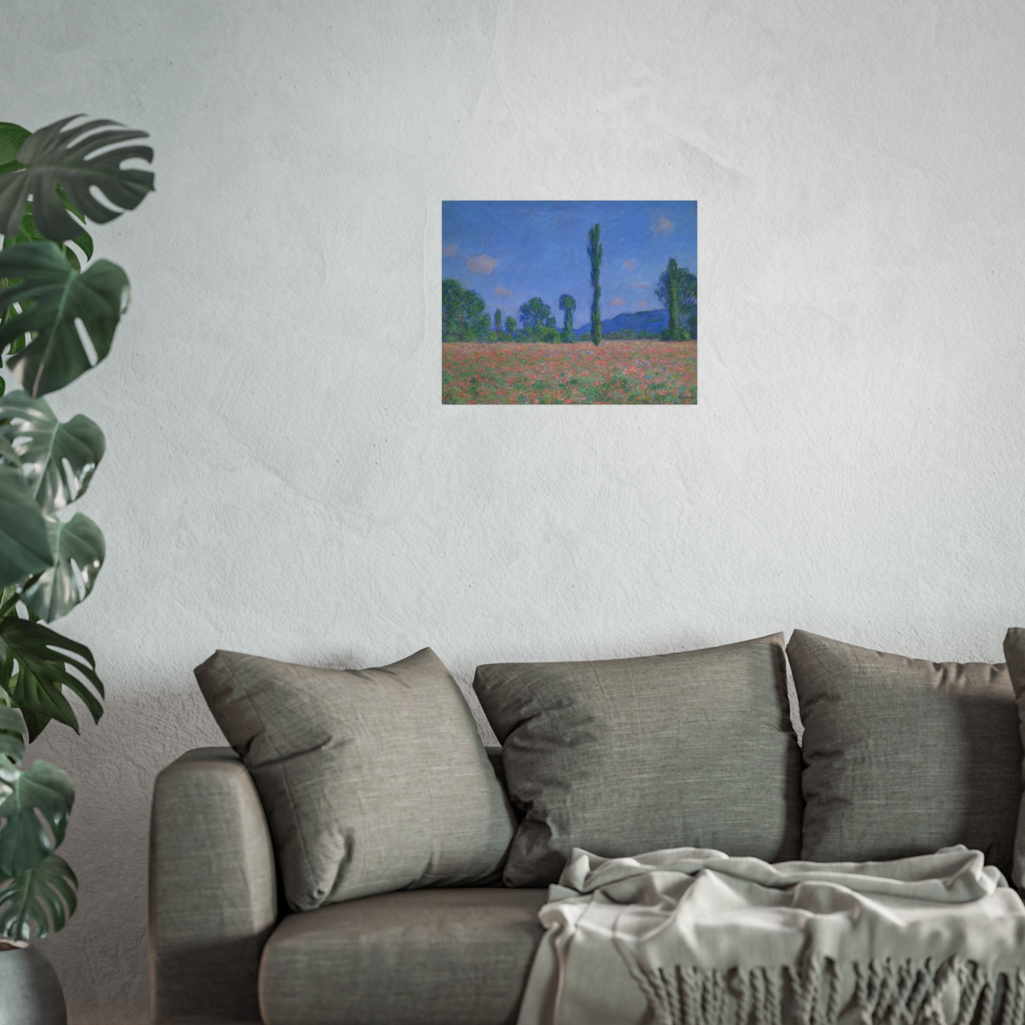 Claude Monet - Poppy Field (Giverny) | Fine Art Poster