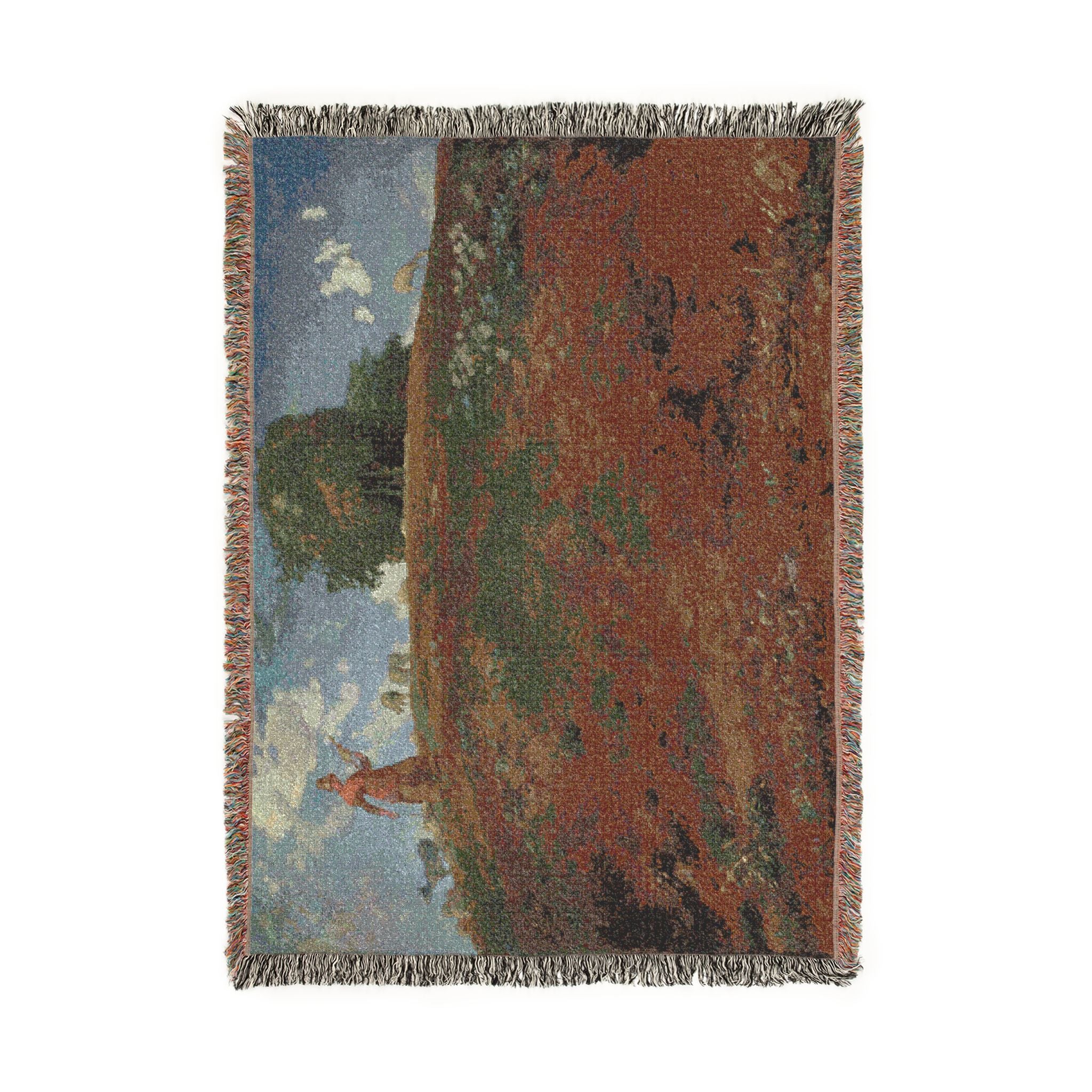 Jean François Millet - In the Auvergne | Woven Tapestry Blanket