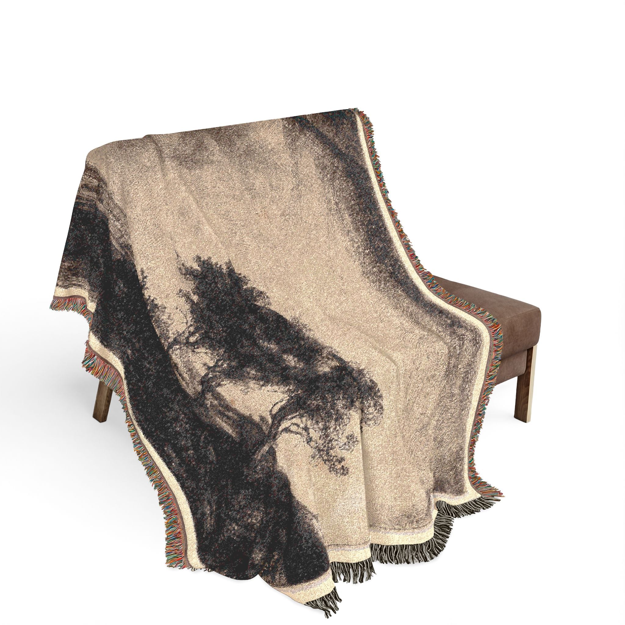 Rembrandt van Rijn - The Three Trees | Woven Tapestry Blanket