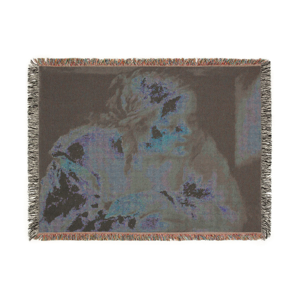 Jean François Millet - Young Woman | Woven Tapestry Blanket
