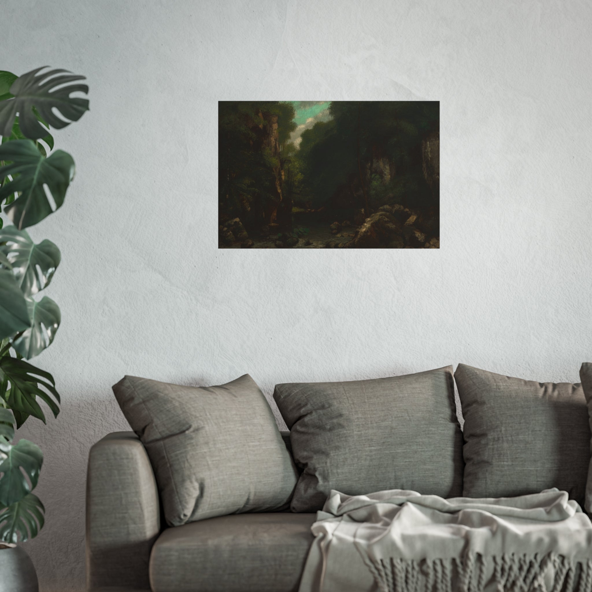 Gustave Courbet - The Valley of Les Puits-Noir | Fine Art Poster