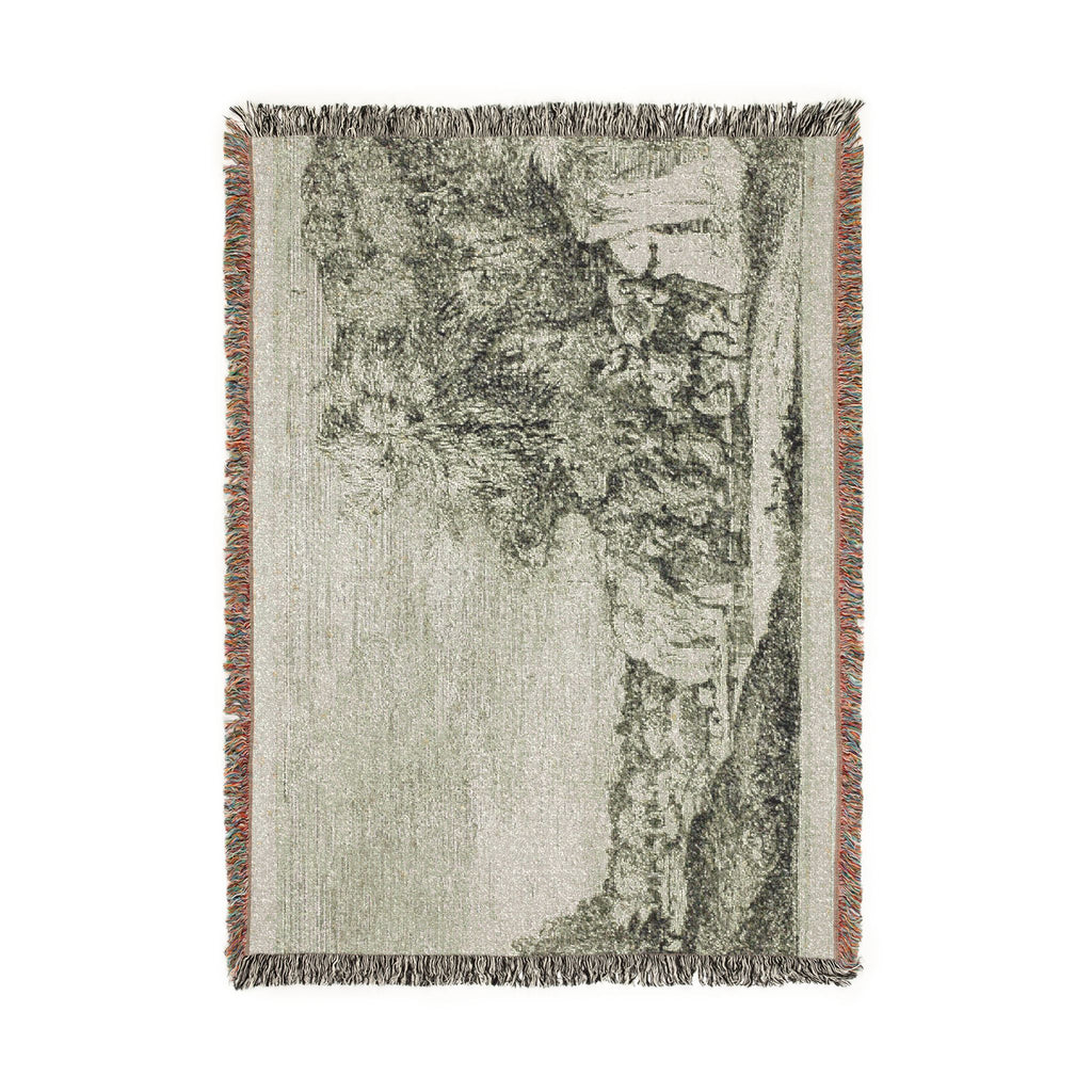 Claude Lorrain - The Flight into Egypt | Woven Tapestry Blanket