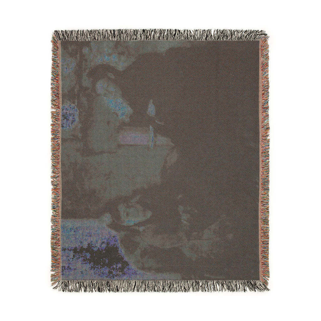 Hilaire Germain Edgar Degas - Portrait of Mme Lisle and Mme Loubens | Woven Tapestry Blanket