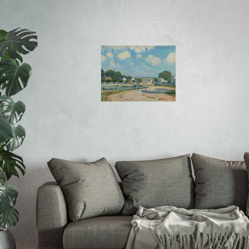 Alfred Sisley - Watering Place at Marly | Fine Art Poster