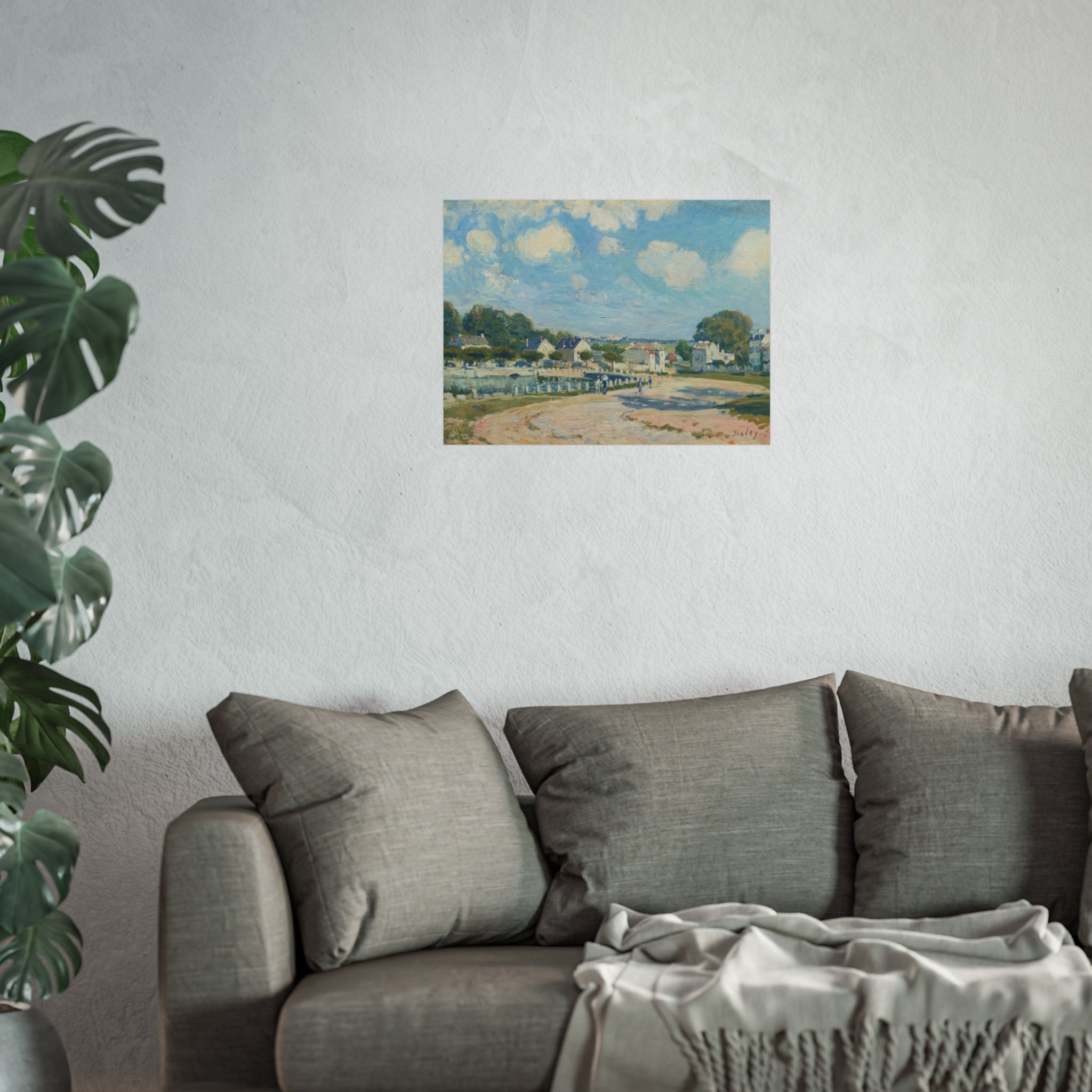 Alfred Sisley - Watering Place at Marly | Fine Art Poster