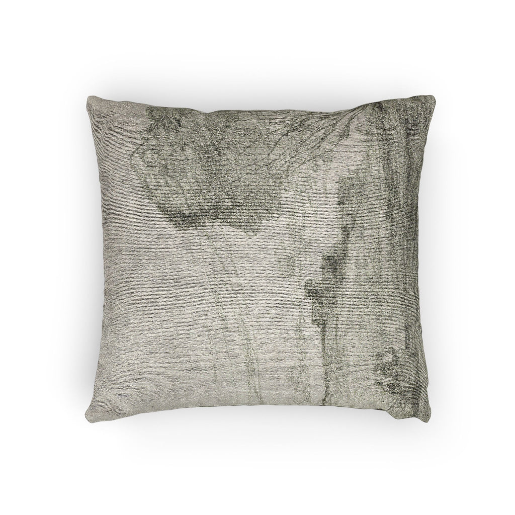 Jean Baptiste Camille Corot - The Isolated Fort | Woven Pillow
