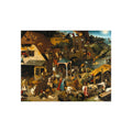 Pieter Brueghel the Elder - The Dutch Proverbs - Google Art Project | Fine Art Poster