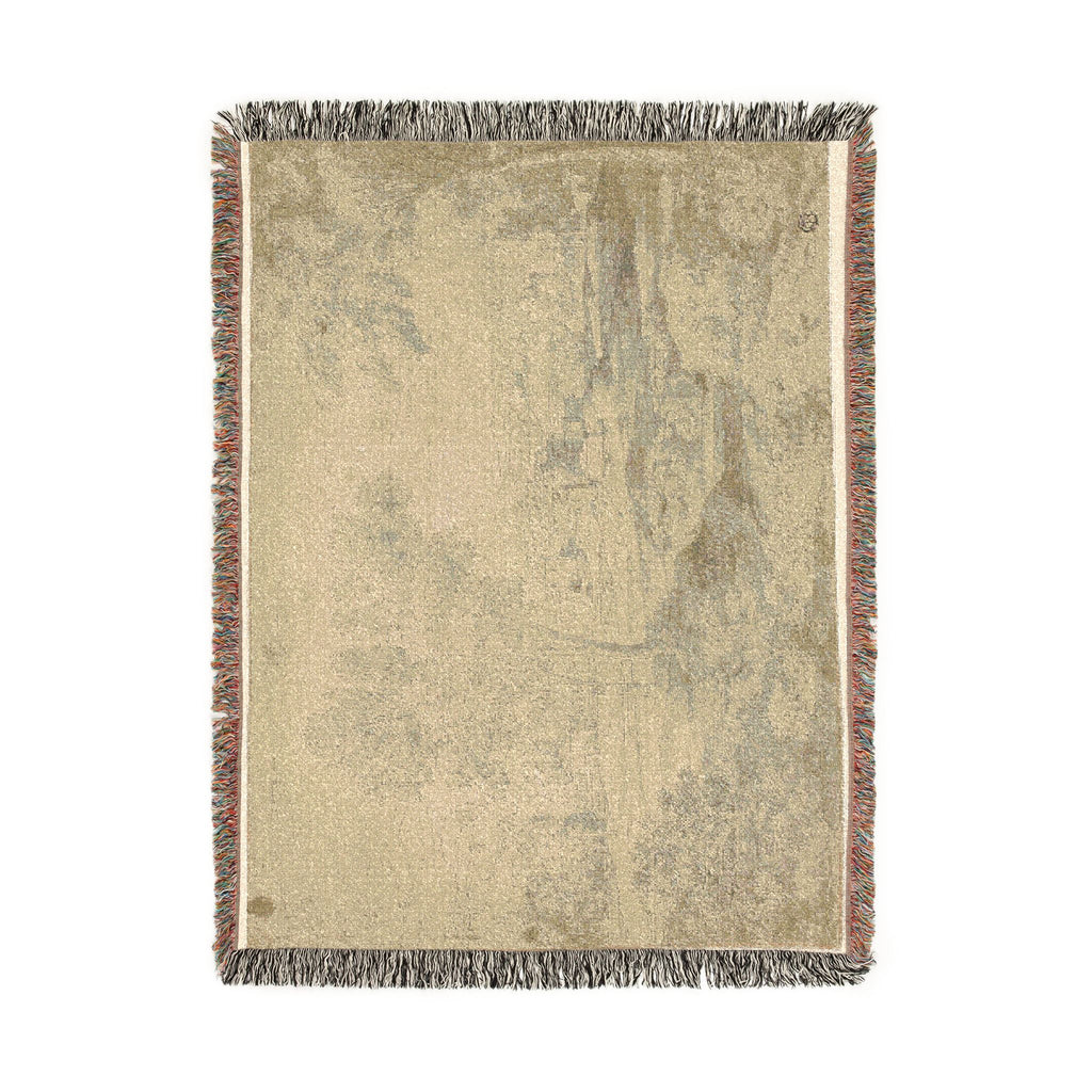 Follower of Nicolas Poussin - Italianate Landscape with Buildings | Woven Tapestry Blanket