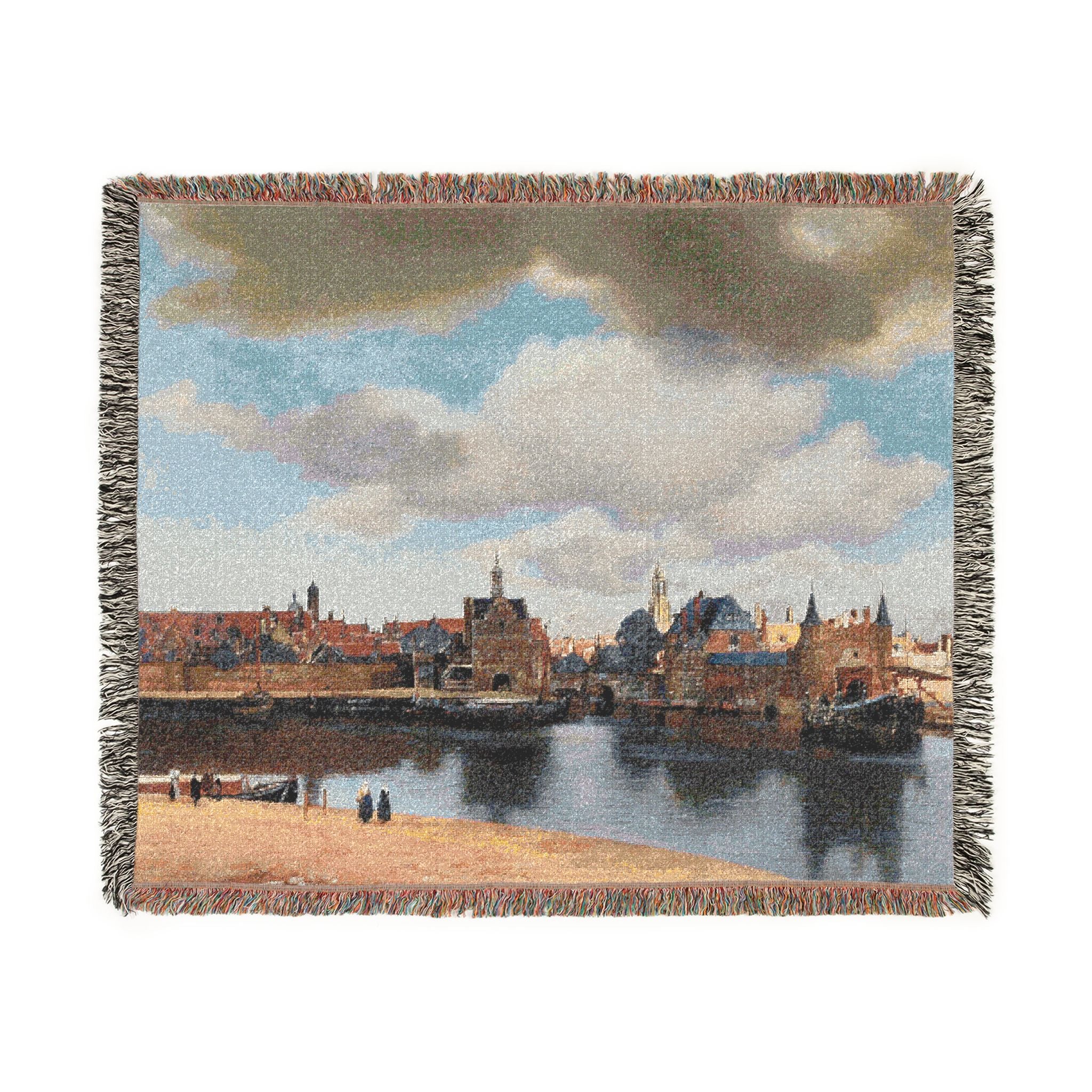 View of Delft, by Johannes Vermeer | Woven Tapestry Blanket