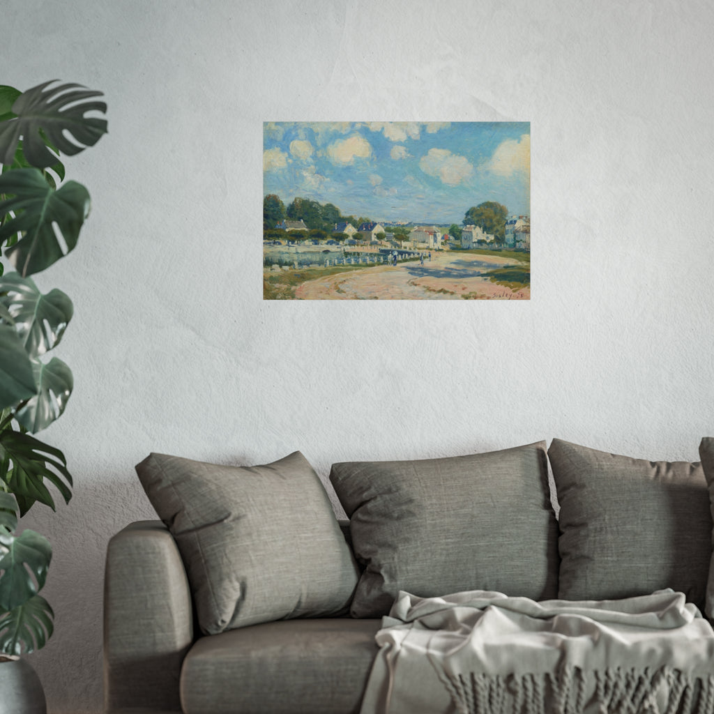 Alfred Sisley - Watering Place at Marly | Fine Art Poster