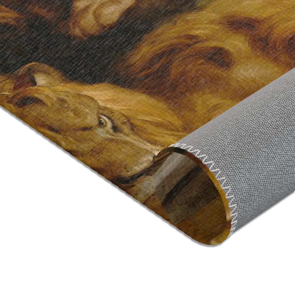 Sir Peter Paul Rubens - Daniel in the Lions' Den - Google Art Project | Area Rug