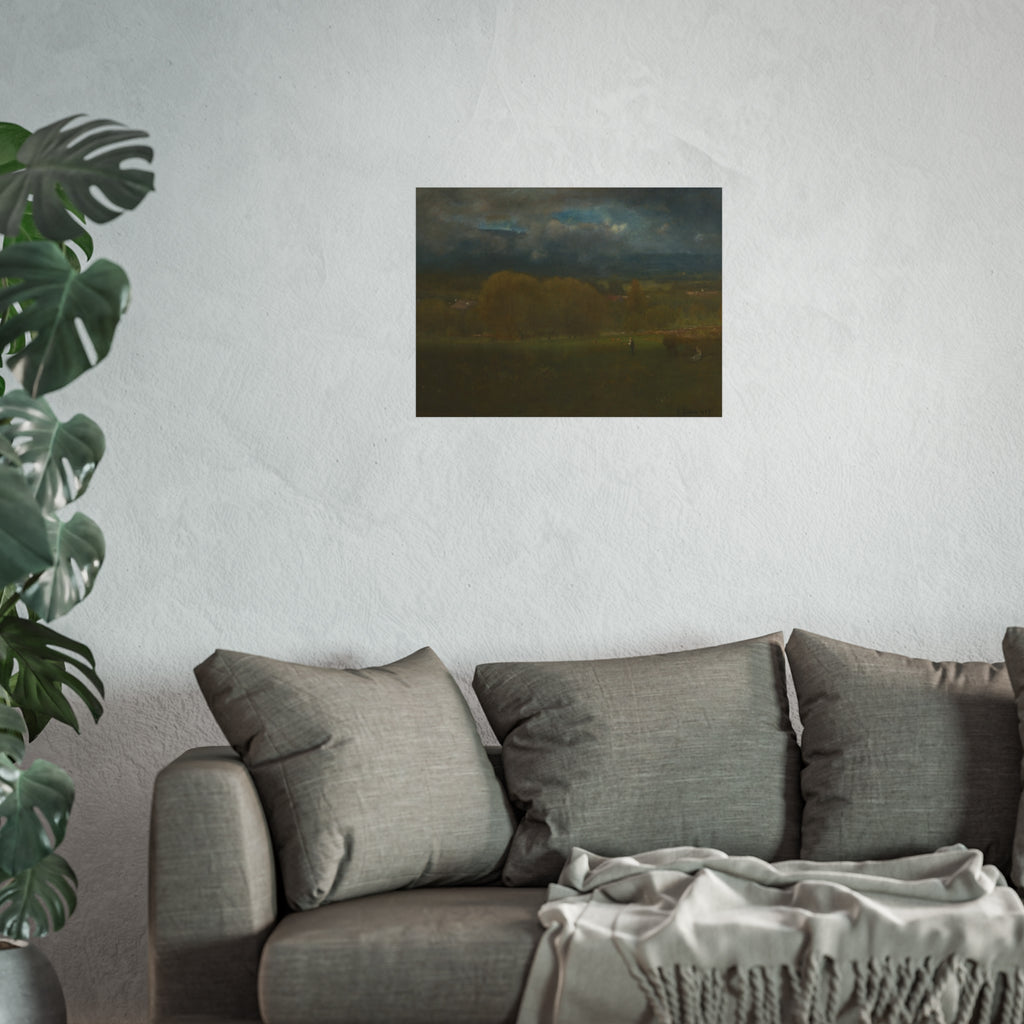George Inness - Sunlit Valley | Fine Art Poster