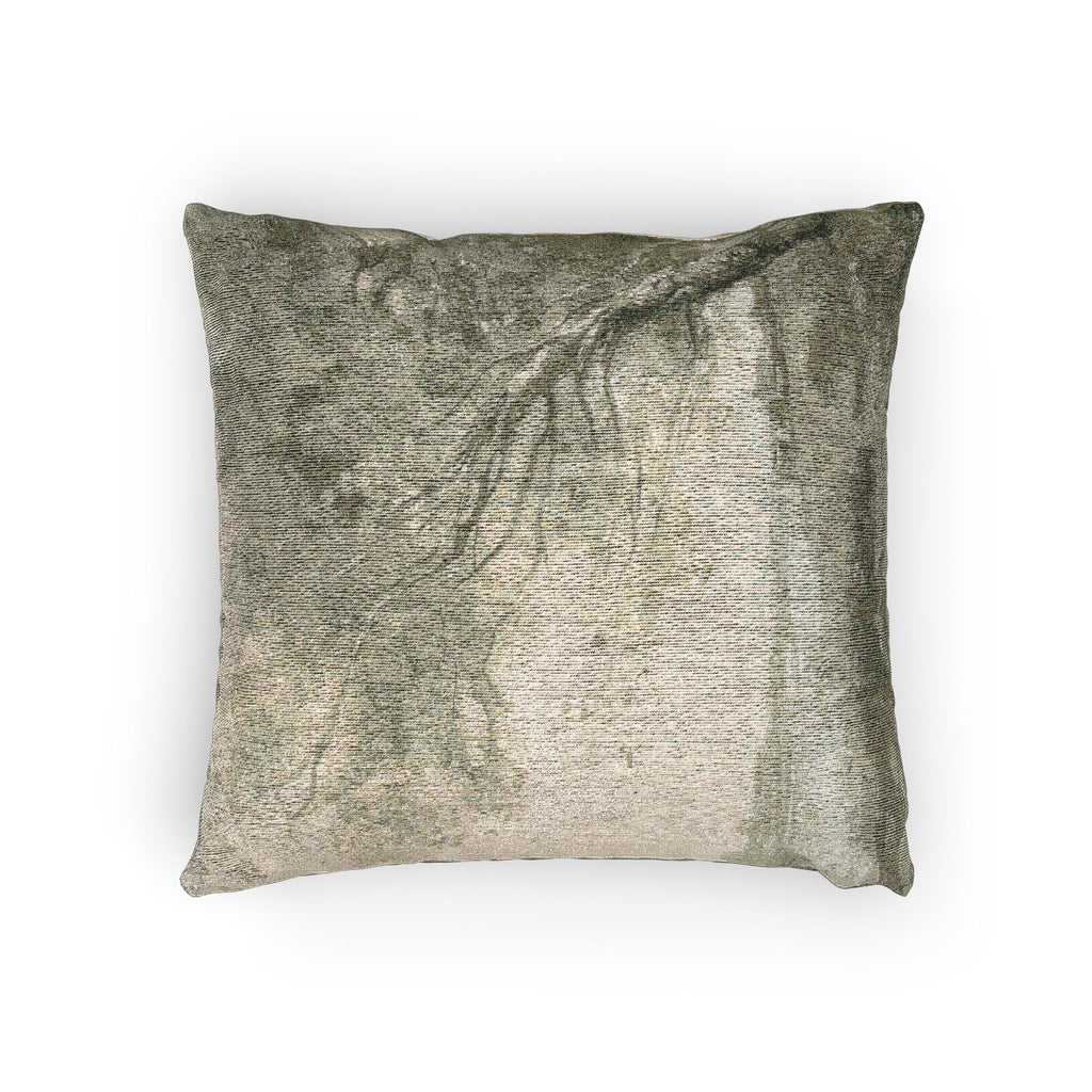 Jean Baptiste Camille Corot - Bent Tree by the Water | Woven Pillow