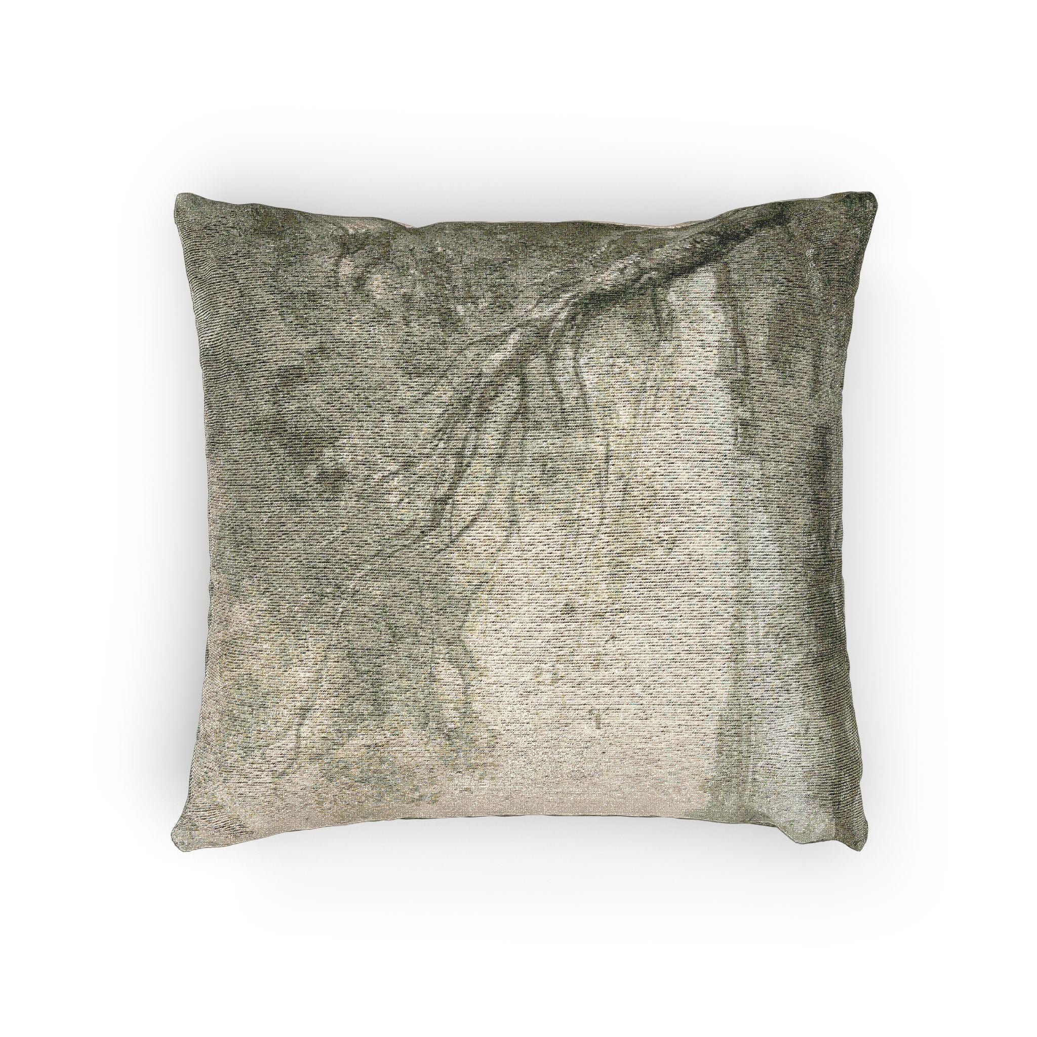 Jean Baptiste Camille Corot - Bent Tree by the Water | Woven Pillow