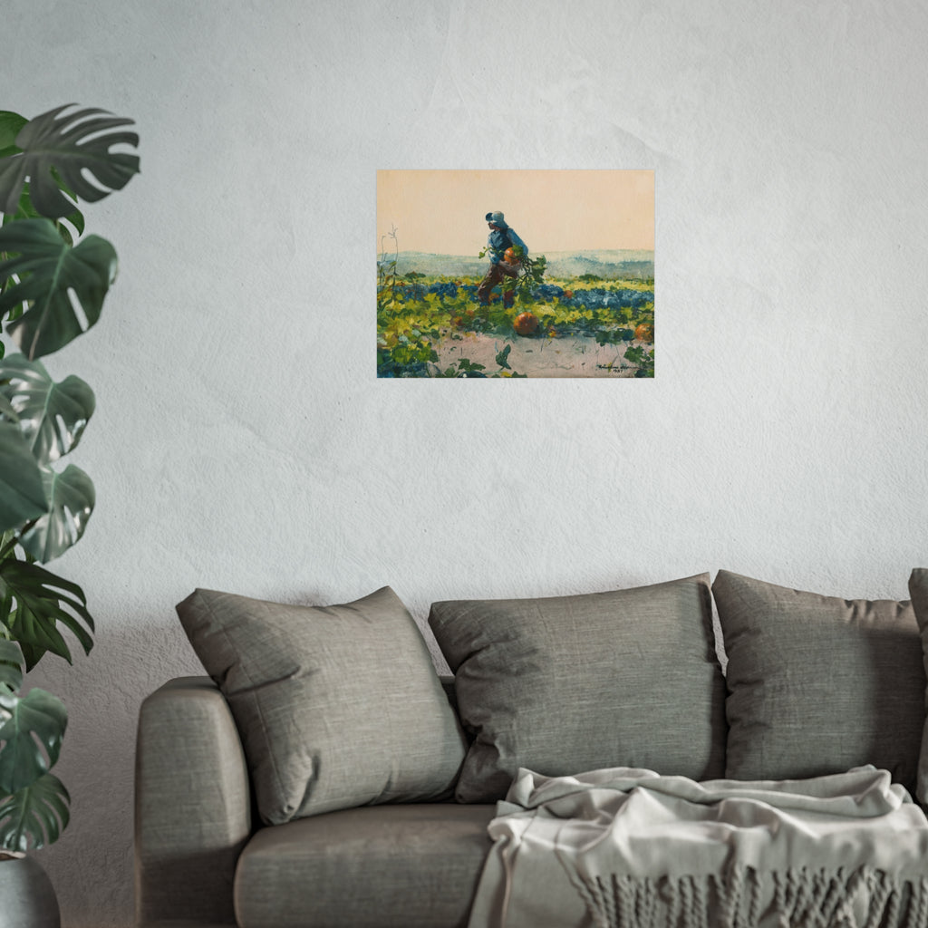 Winslow Homer - For to Be a Farmer's Boy | Fine Art Poster