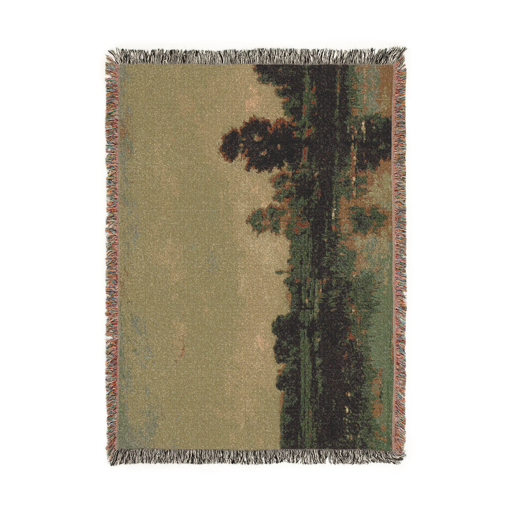 Charles François Daubigny - The Marsh | Woven Tapestry Blanket