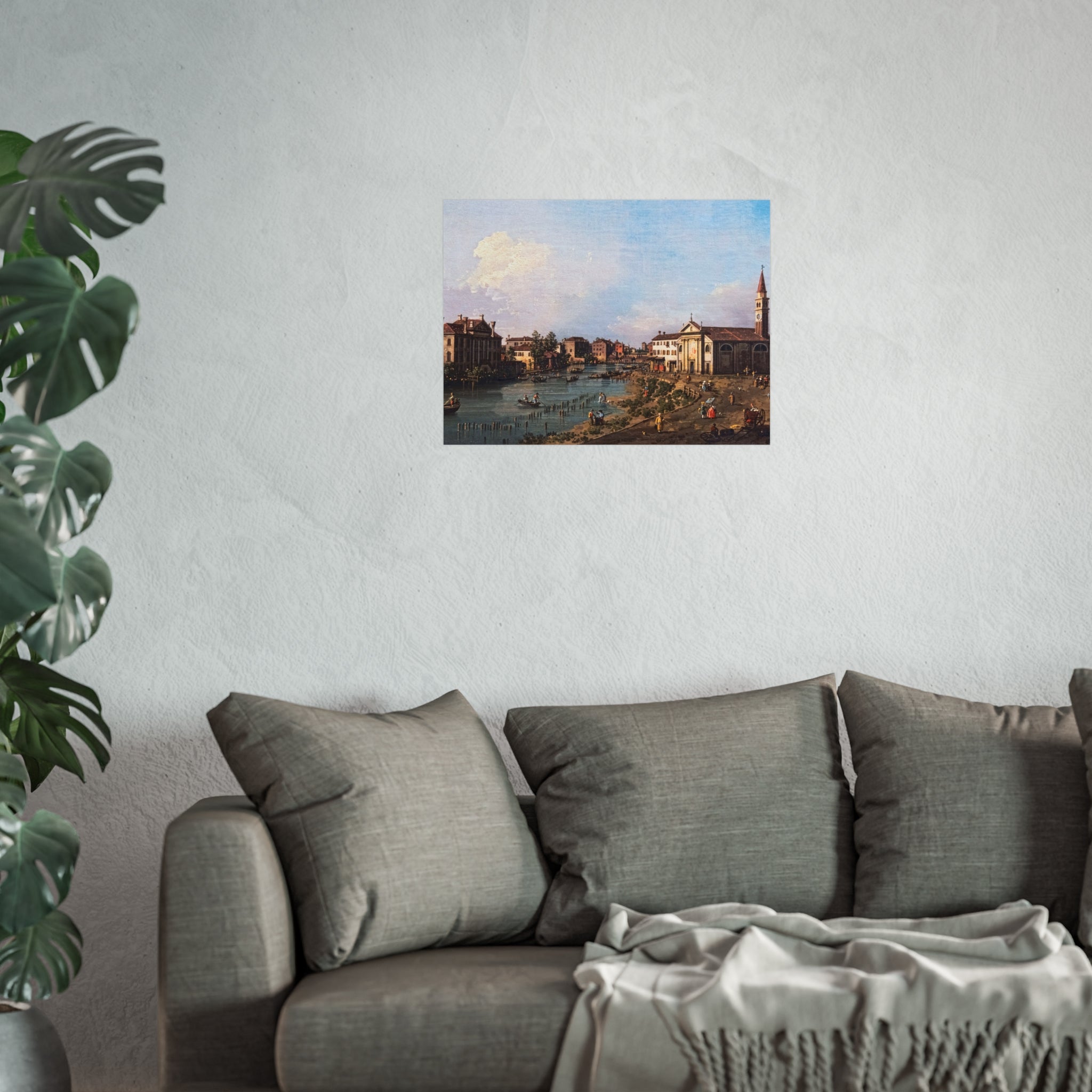 Bemberg Fondation Toulouse - Vue de Dolo - Canaletto ca 1740 - Inv 1011 | Fine Art Poster
