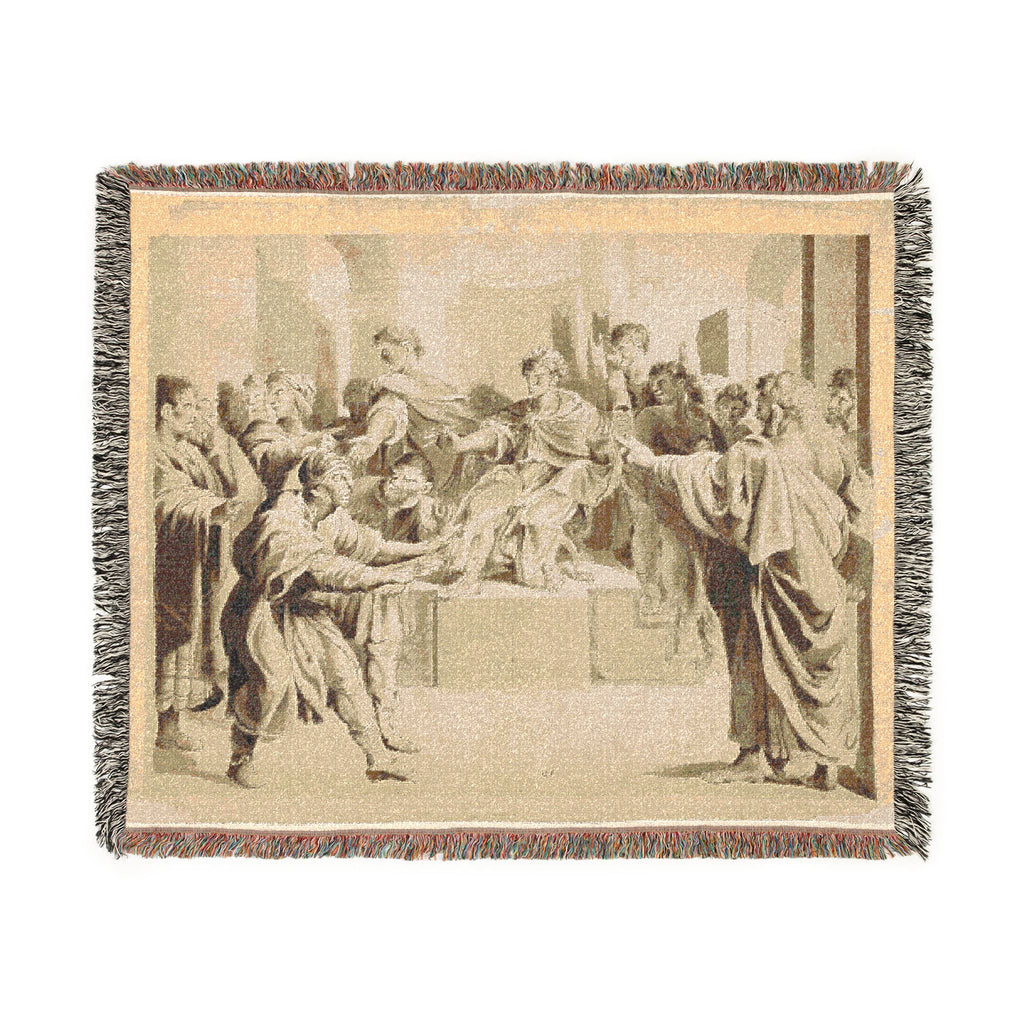 John Constable - Blinding of Elymas | Woven Tapestry Blanket