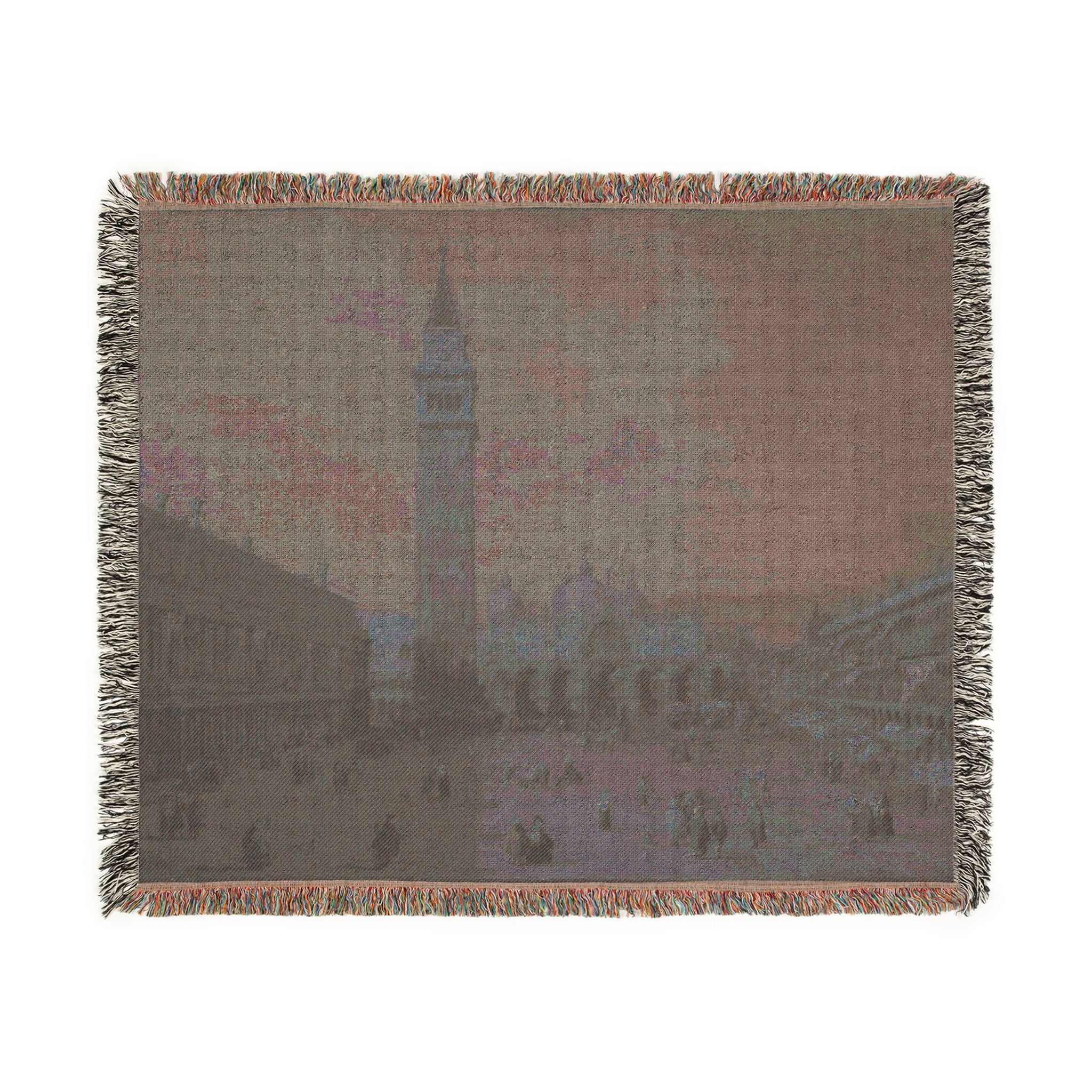 Giovanni Antonio Canal, il Canaletto - Piazza San Marco - WGA03883 | Woven Tapestry Blanket