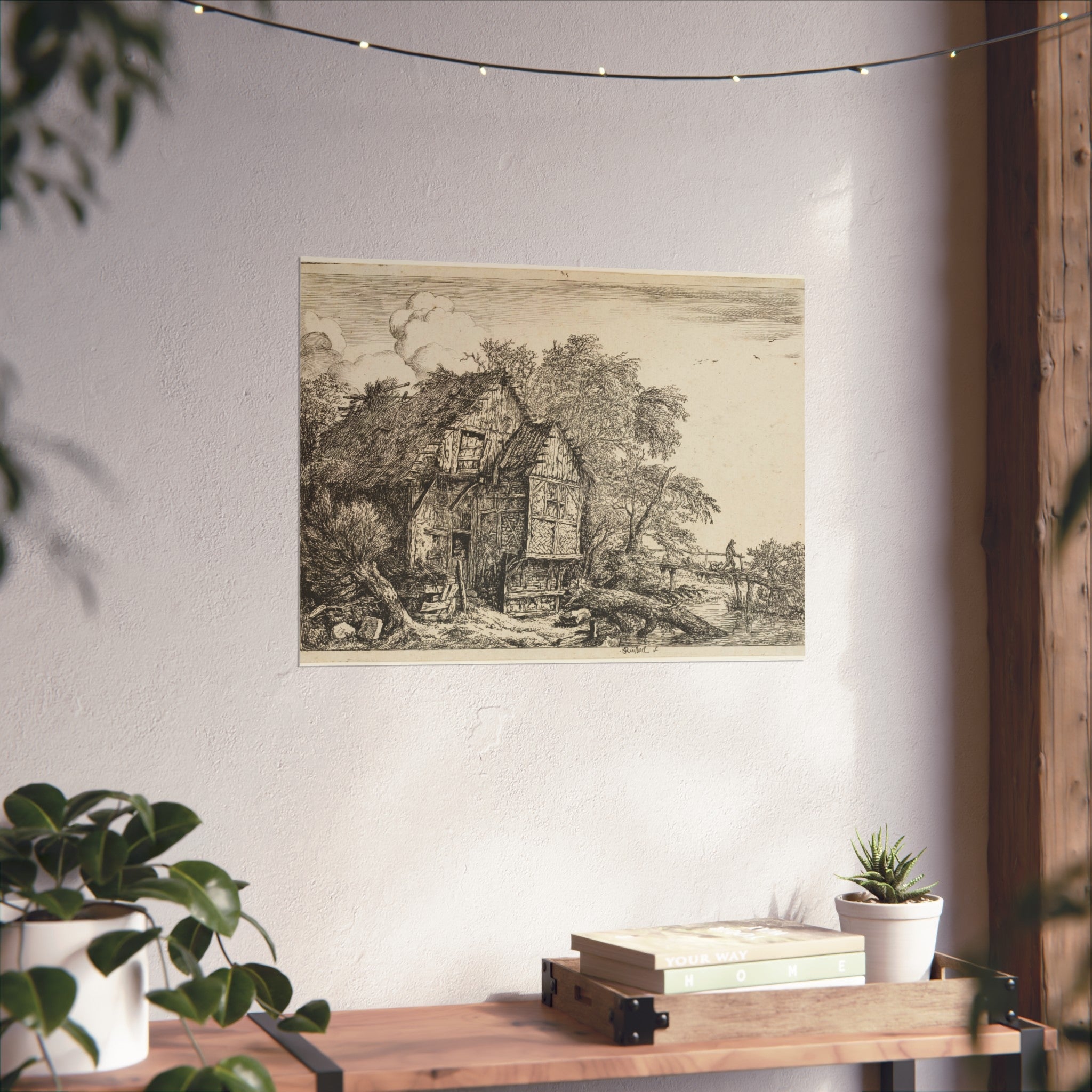 Jacob van Ruisdael - The Little Bridge | Fine Art Poster