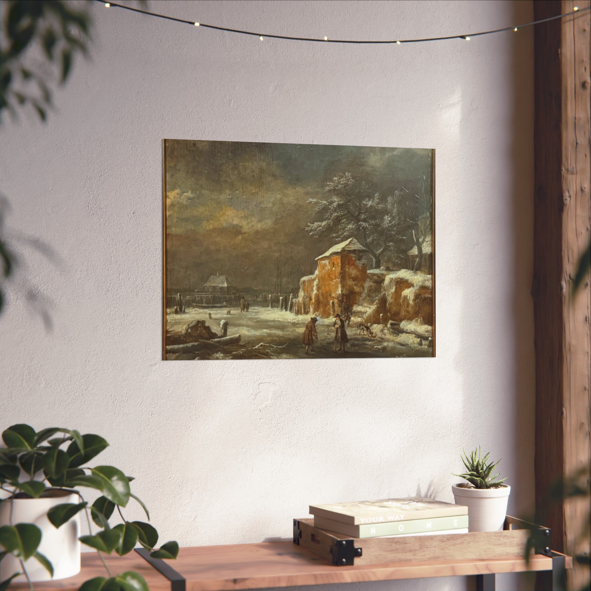 Hamburg, Kunsthalle, Jacob van Ruisdael, Winterlandschaft | Fine Art Poster