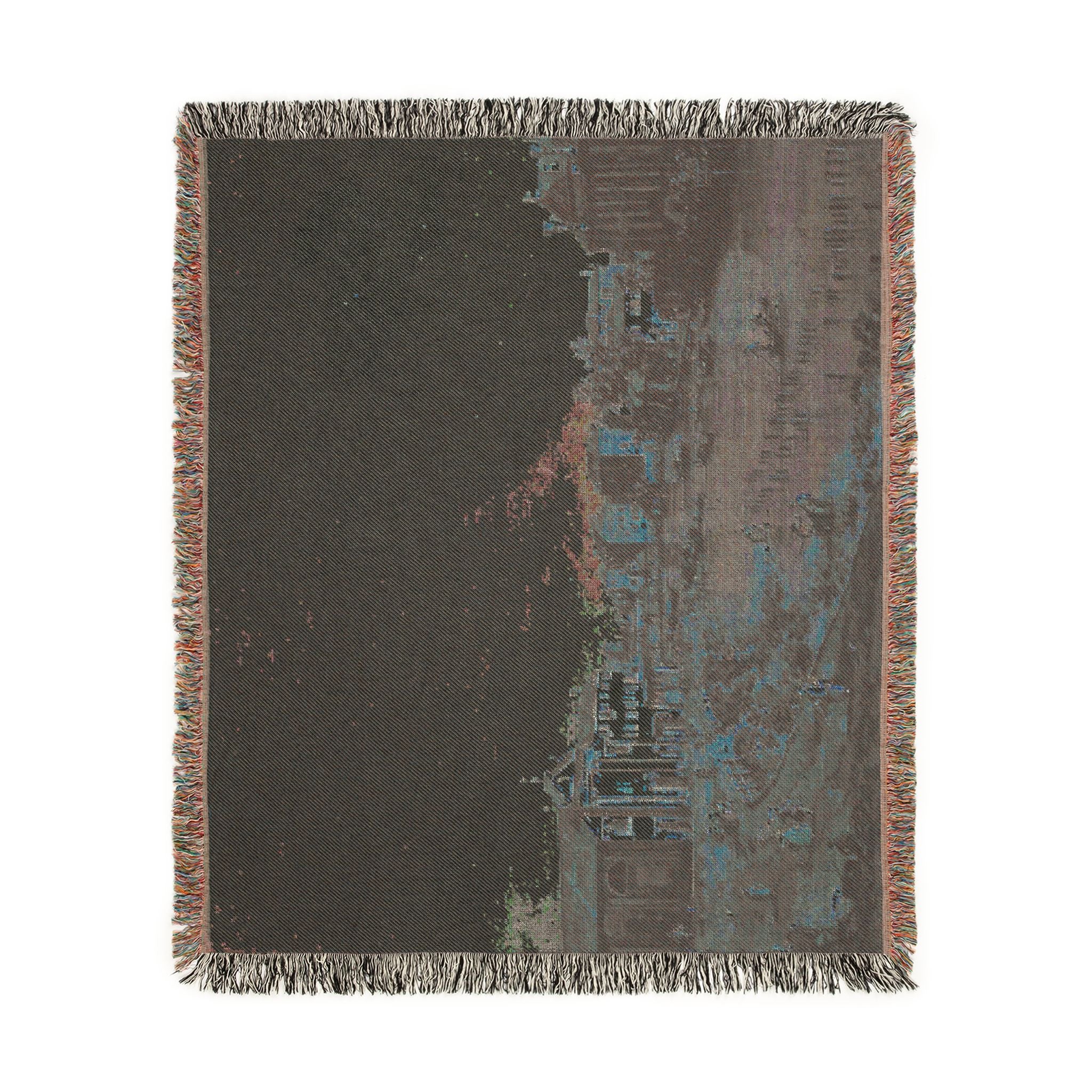 Bemberg Fondation Toulouse - Vue de Dolo - Canaletto ca 1740 - Inv 1011 | Woven Tapestry Blanket