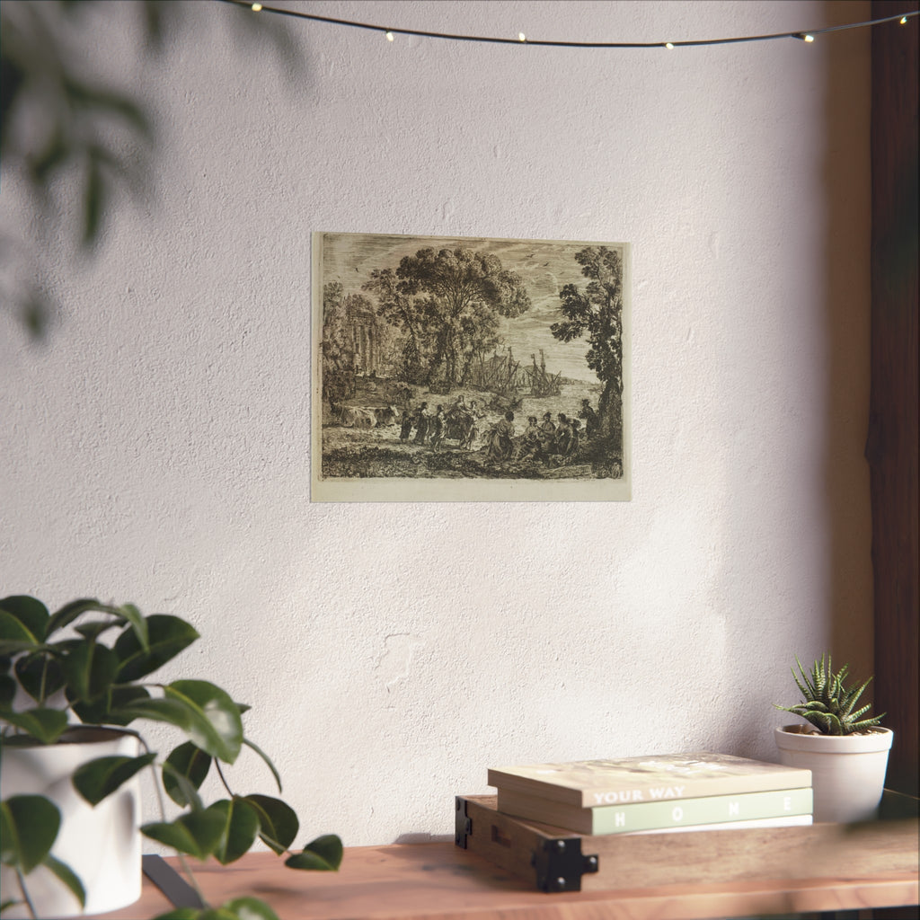 Claude Lorrain - The Rape of Europa | Fine Art Poster