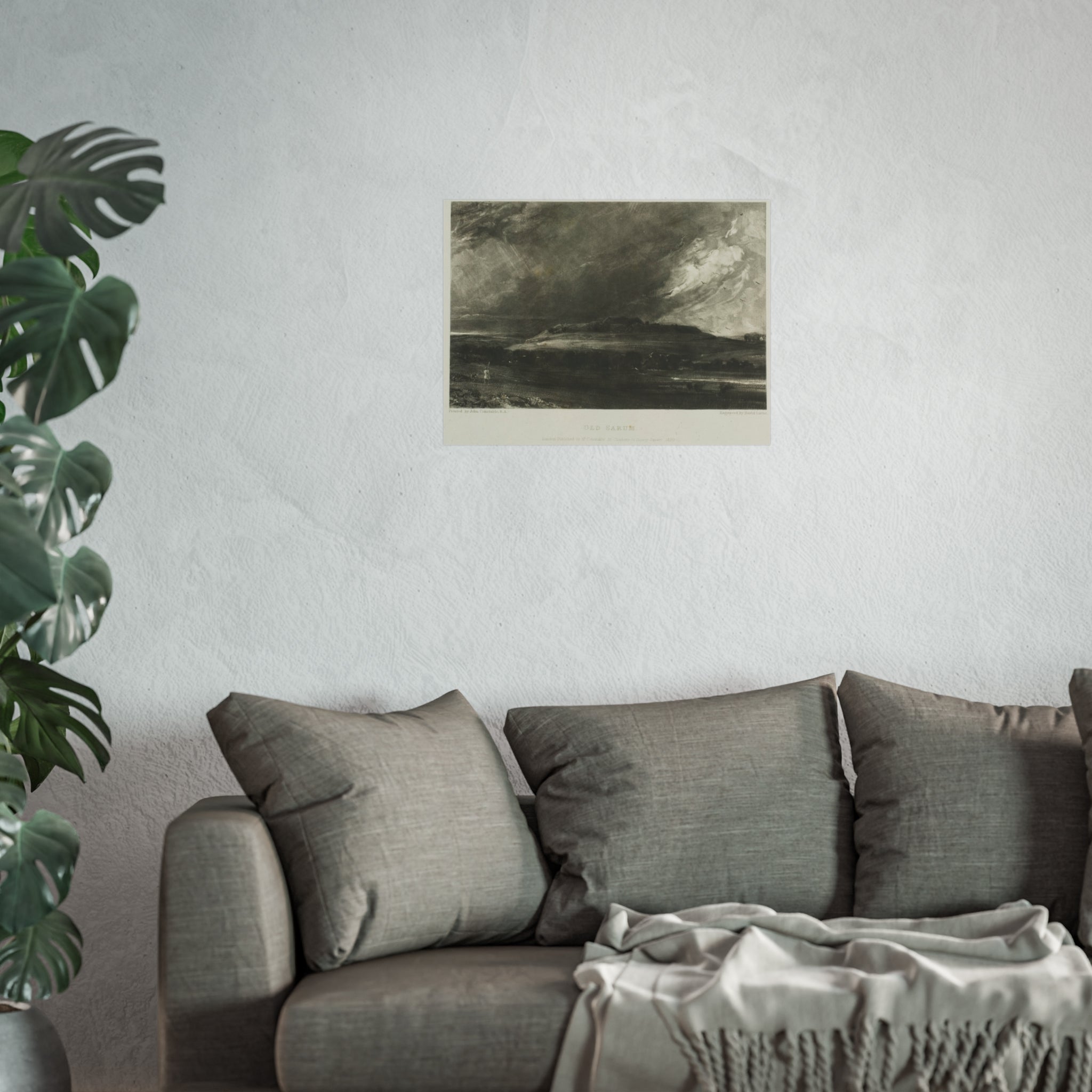David Lucas - Old Sarum | Fine Art Poster