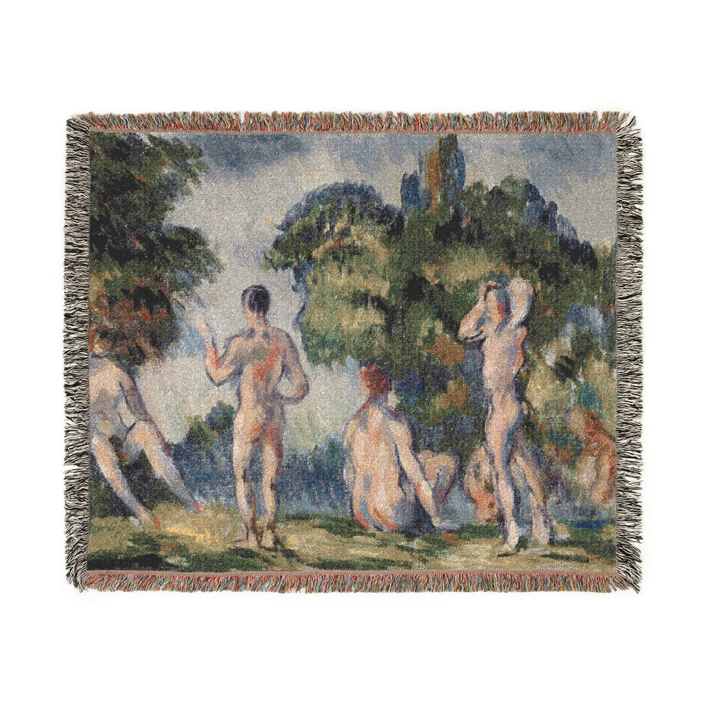 Paul Cezanne - Bathers | Woven Tapestry Blanket
