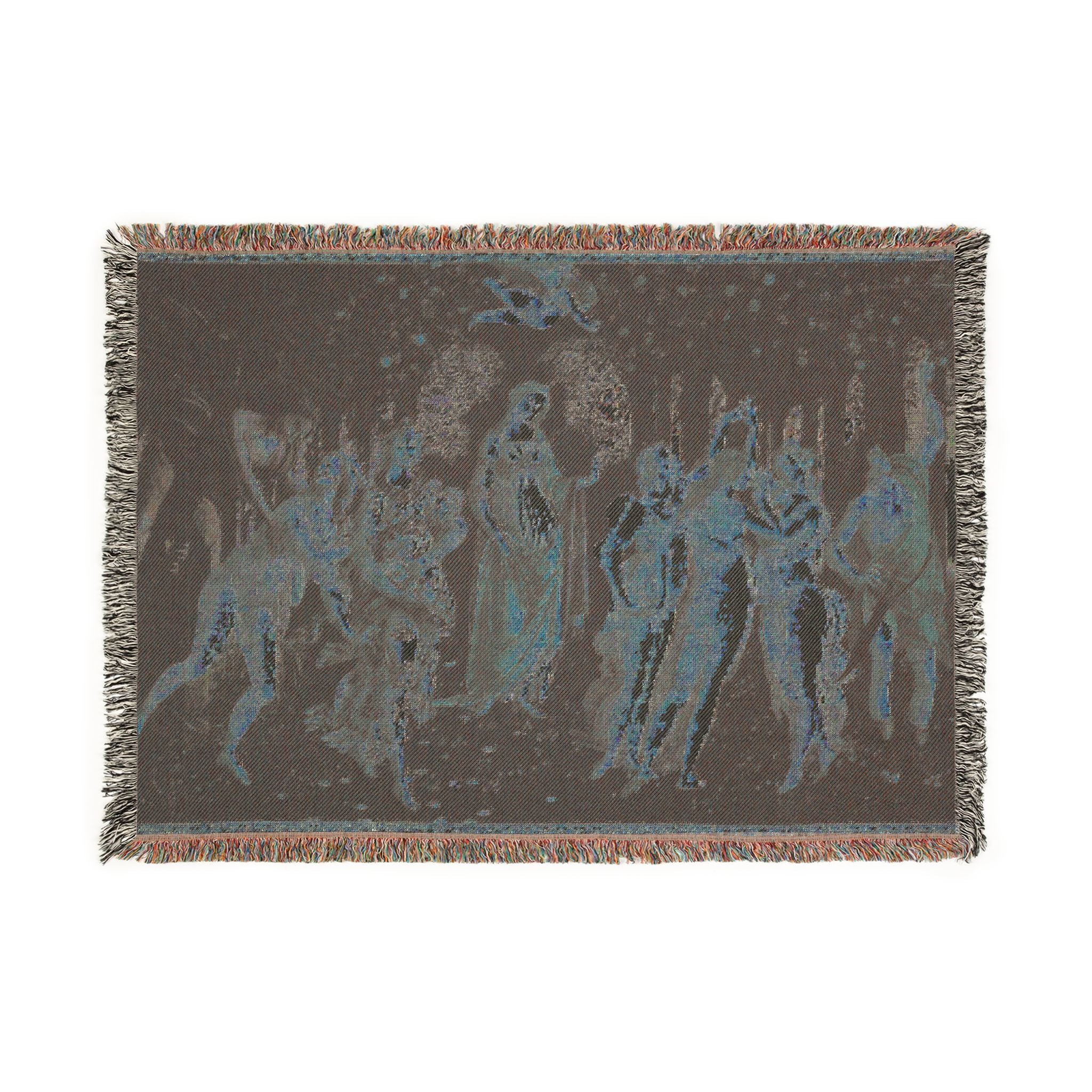 Sandro Botticelli - La Primavera - Google Art Project | Woven Tapestry Blanket
