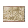 Nicolas Poussin - Adoration of the Shepherds | Woven Tapestry Blanket