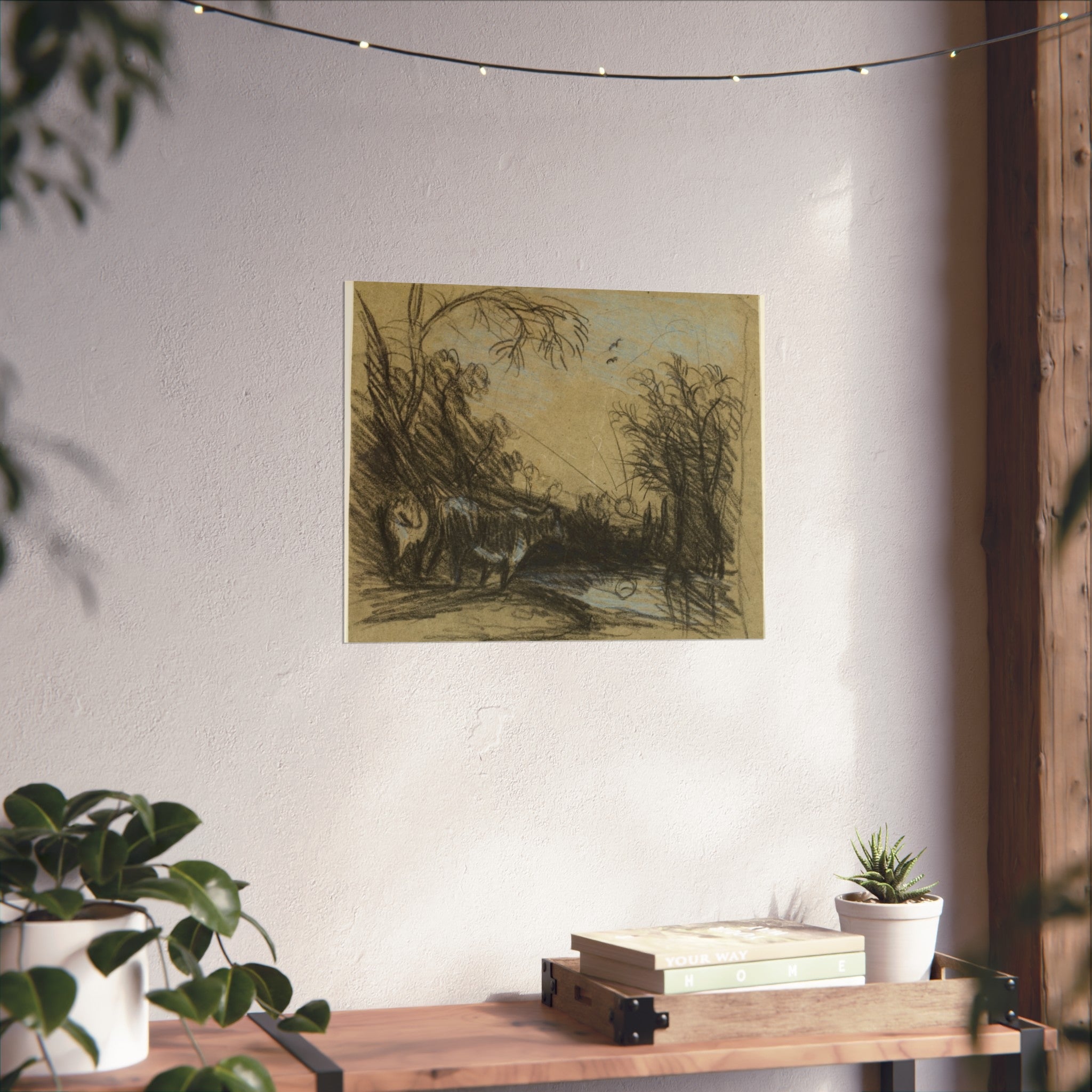 John Constable - Landscape with Cows | Fine Art Poster